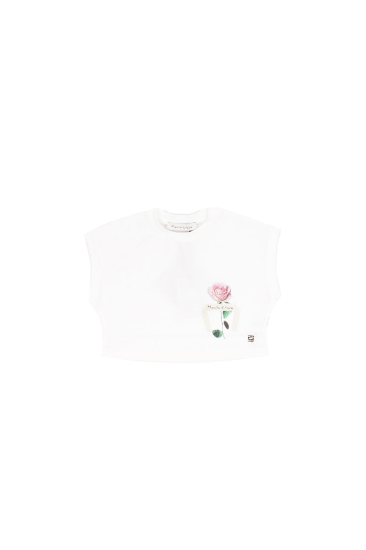MANILA GRACE Bambina T-shirt MB3496TS26 MA428 T-shirt Latte