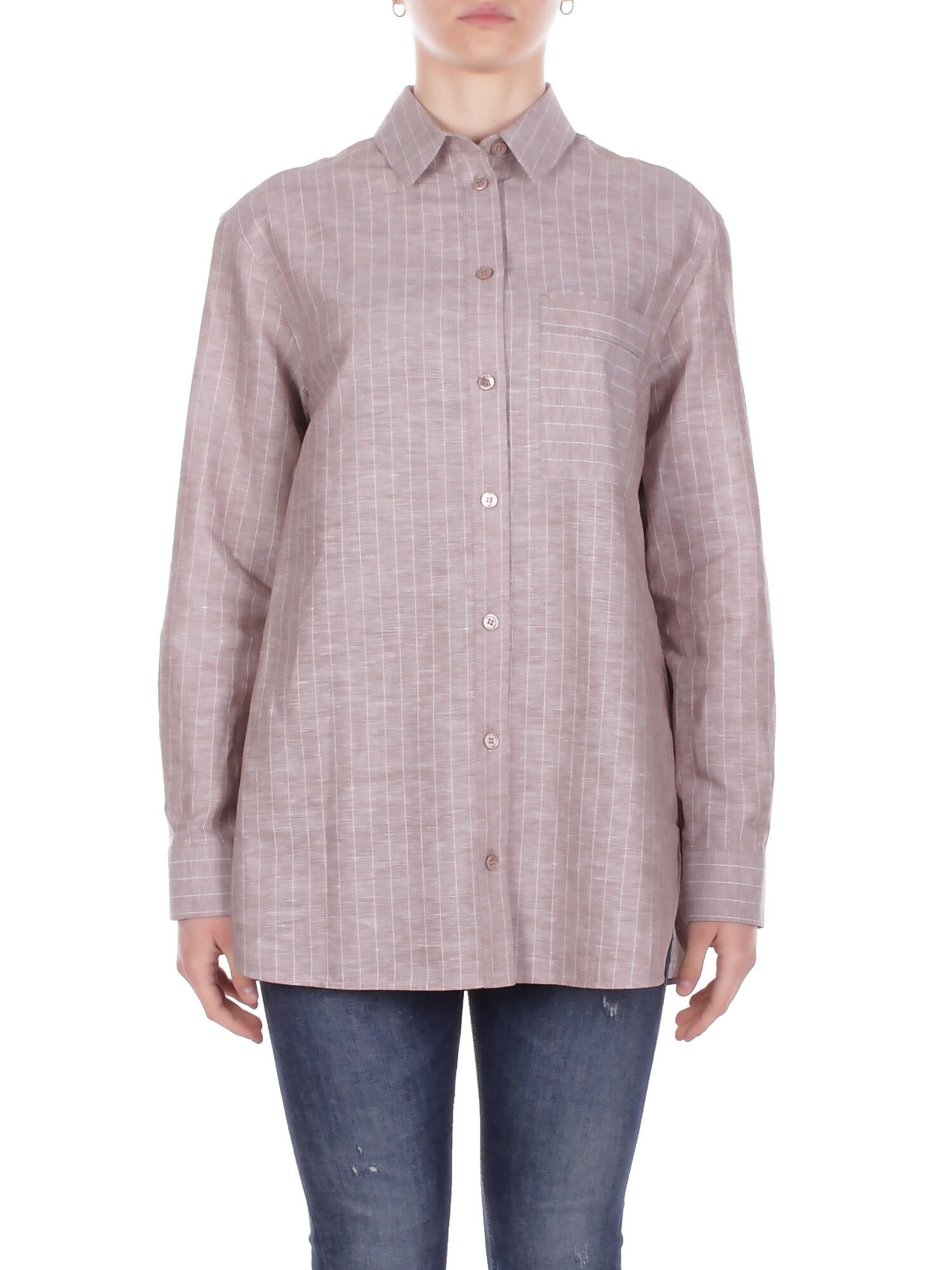 MAX MARA Donna Camicia 2616111018600 004 Mml ululo Gessato