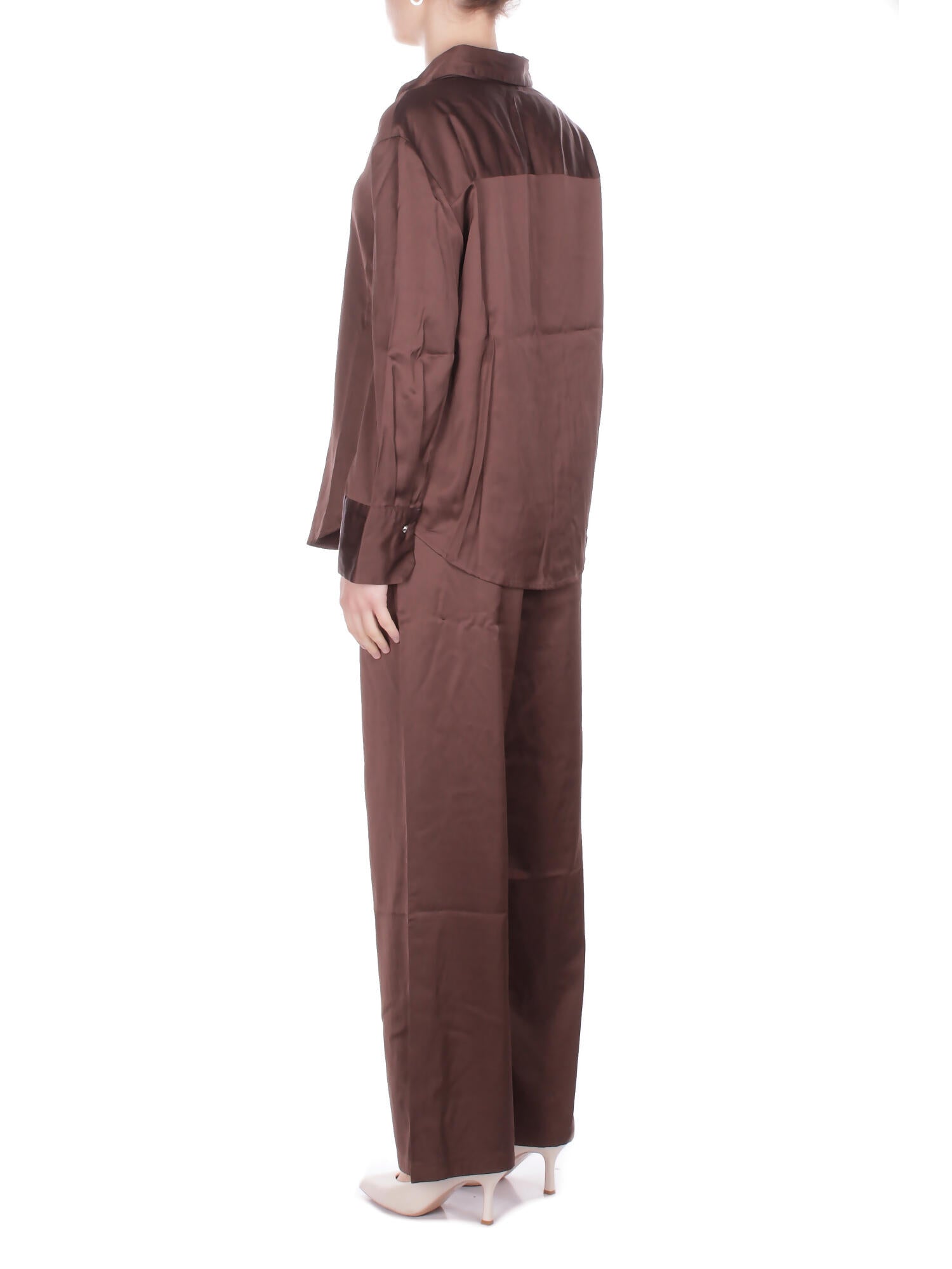 ONLY Donna Camicia 15366833 CHOCOLATE Onlzora mika ls reg shirt Chocolate