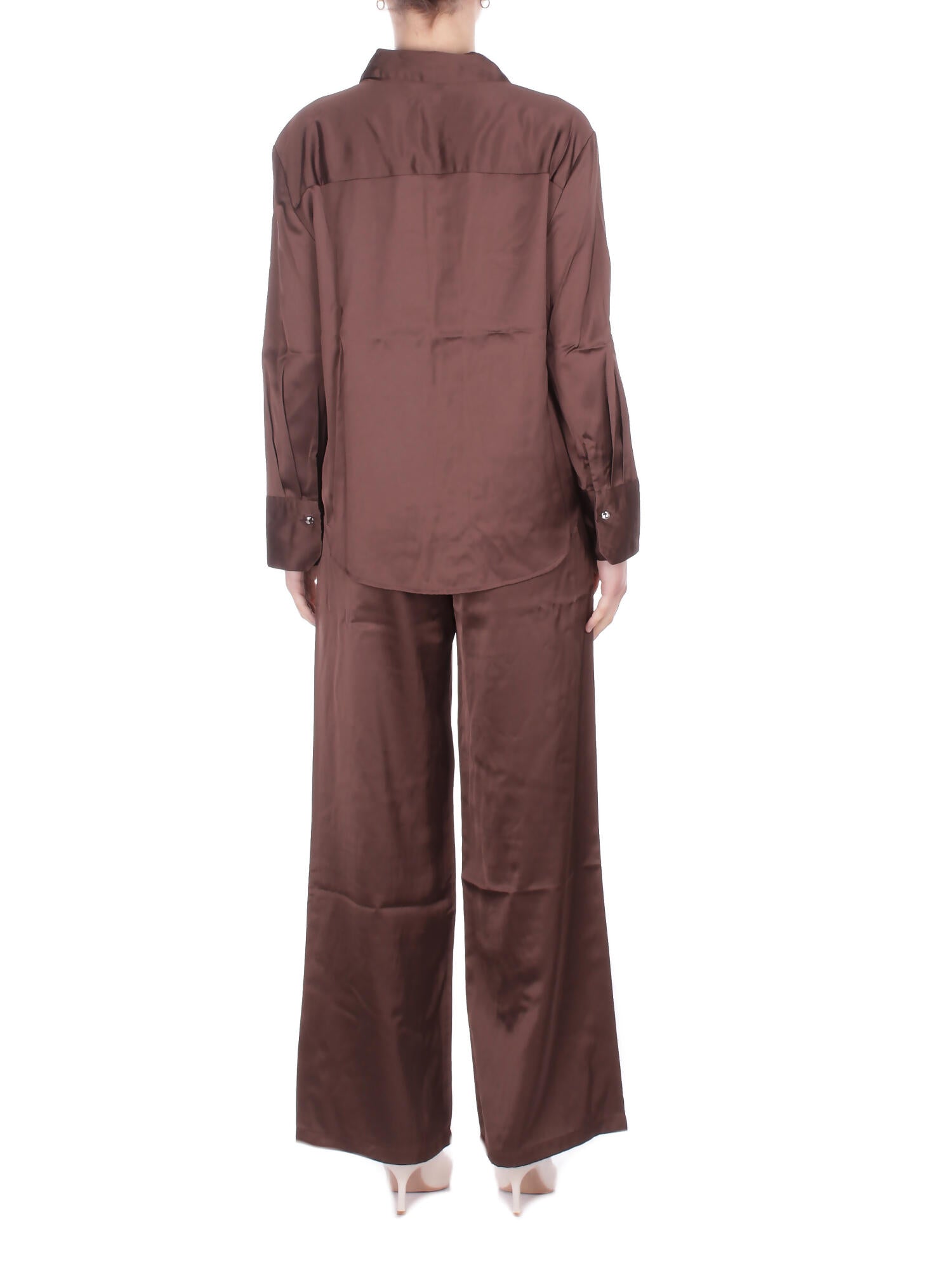 ONLY Donna Camicia 15366833 CHOCOLATE Onlzora mika ls reg shirt Chocolate