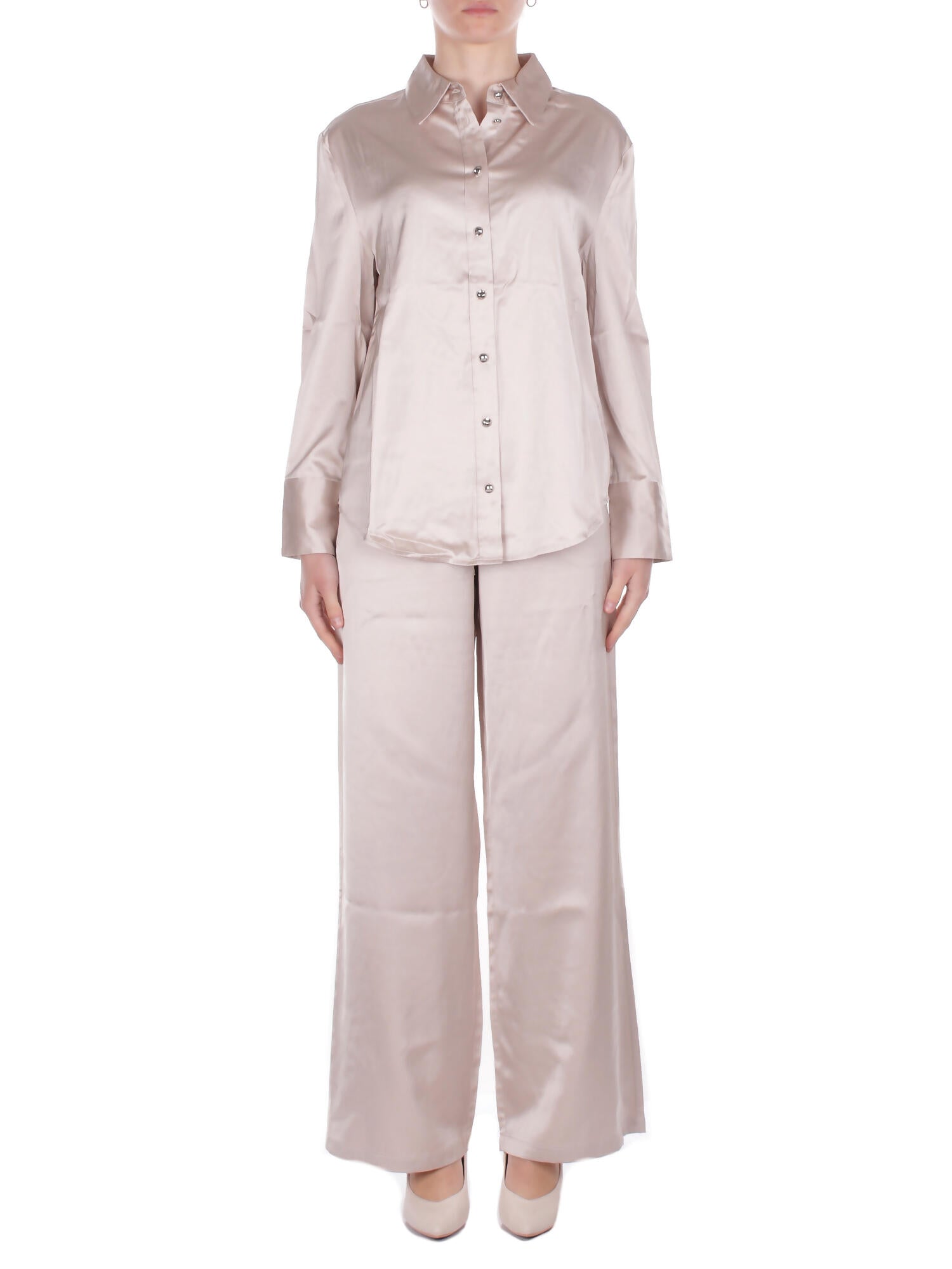 ONLY Donna Camicia 15366833 PEYOTE Onlzora mika ls reg shirt Beige