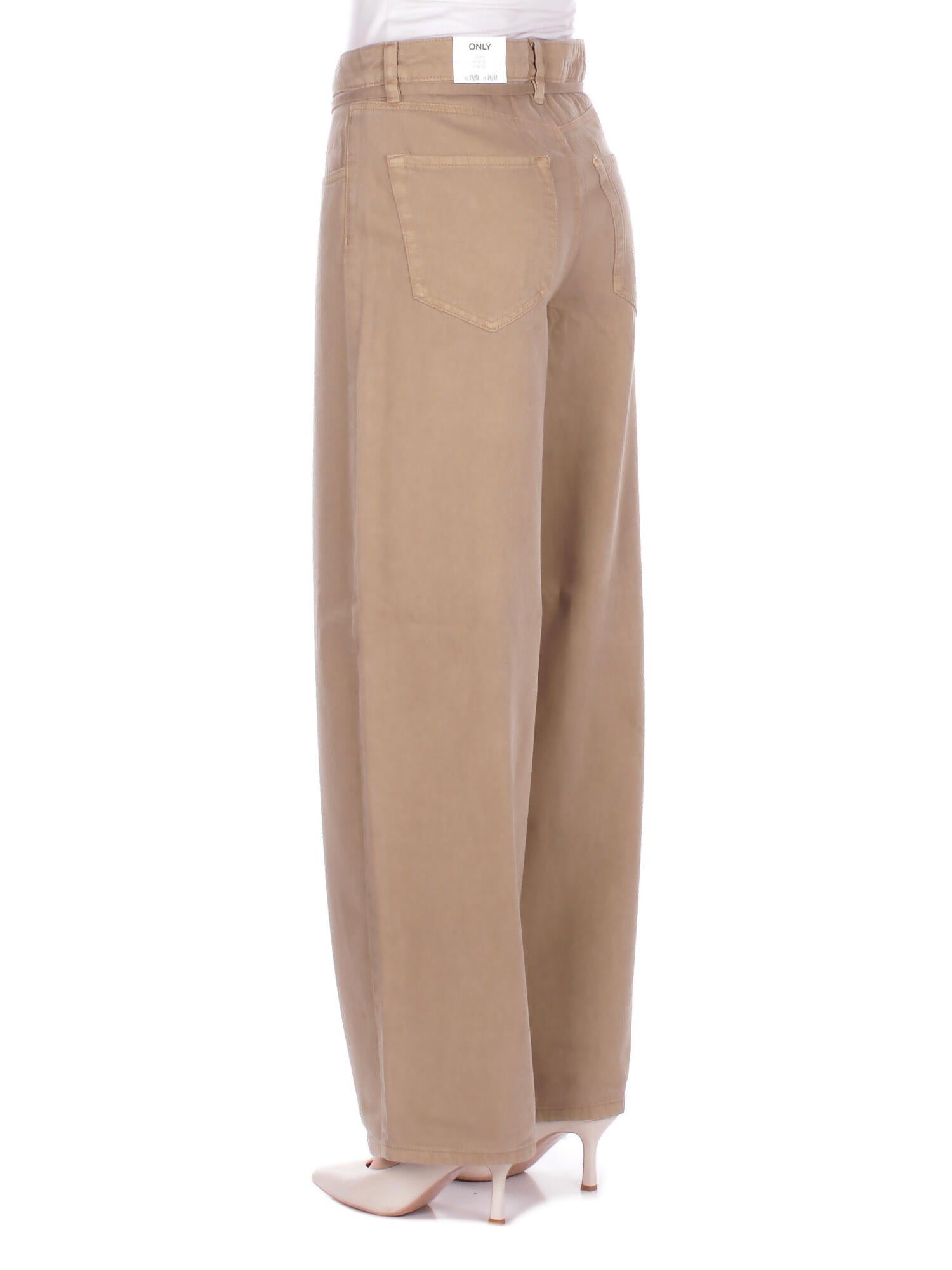 ONLY Donna Pantalone 15372521 CROCKERY Onlgianna silla mw str belt pa Crockery