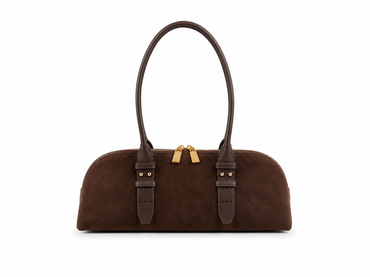 Borsa da Donna PINKO Bowling Horizontal Big in Suede Marrone - Modello 106169 A2JH L74V