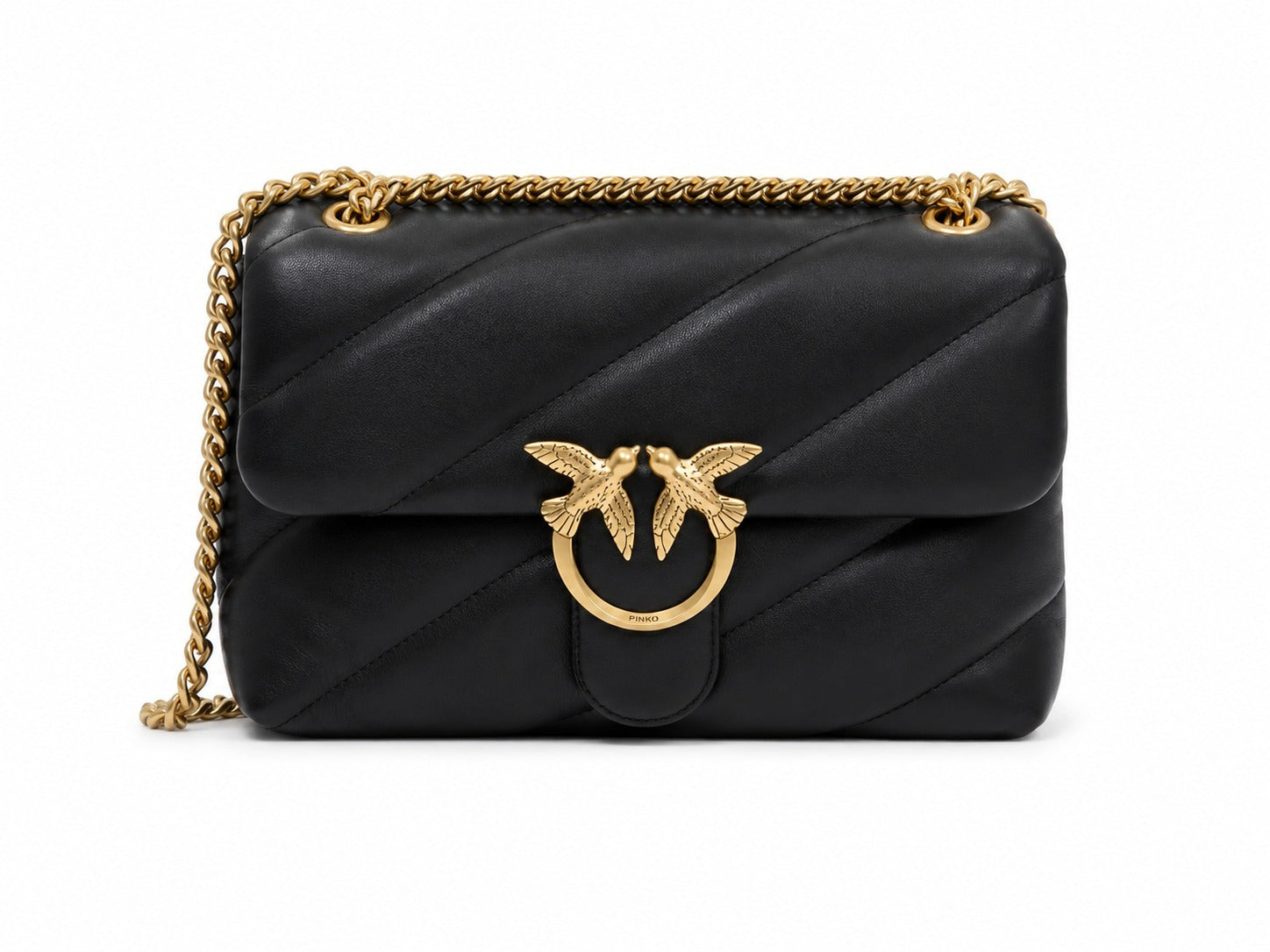 PINKO Borsa Donna Love Puff Classic CL Sheep Nero - Modello 100038 A0F2 Z99Q