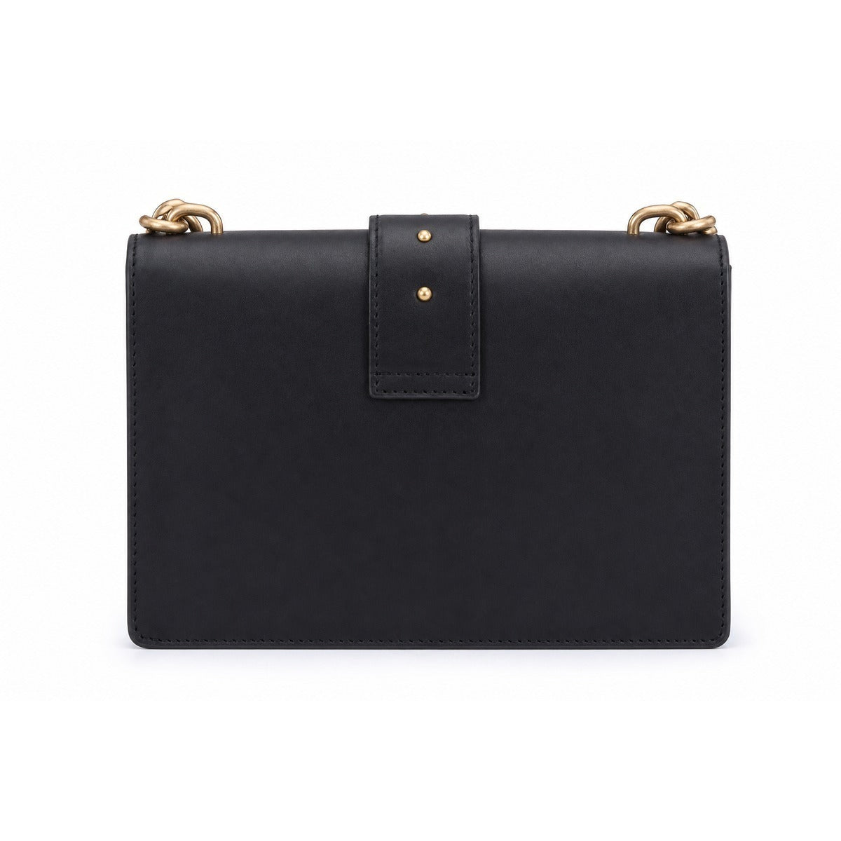 PINKO Donna Borsa Love One Mini New Buckle Nero Gold