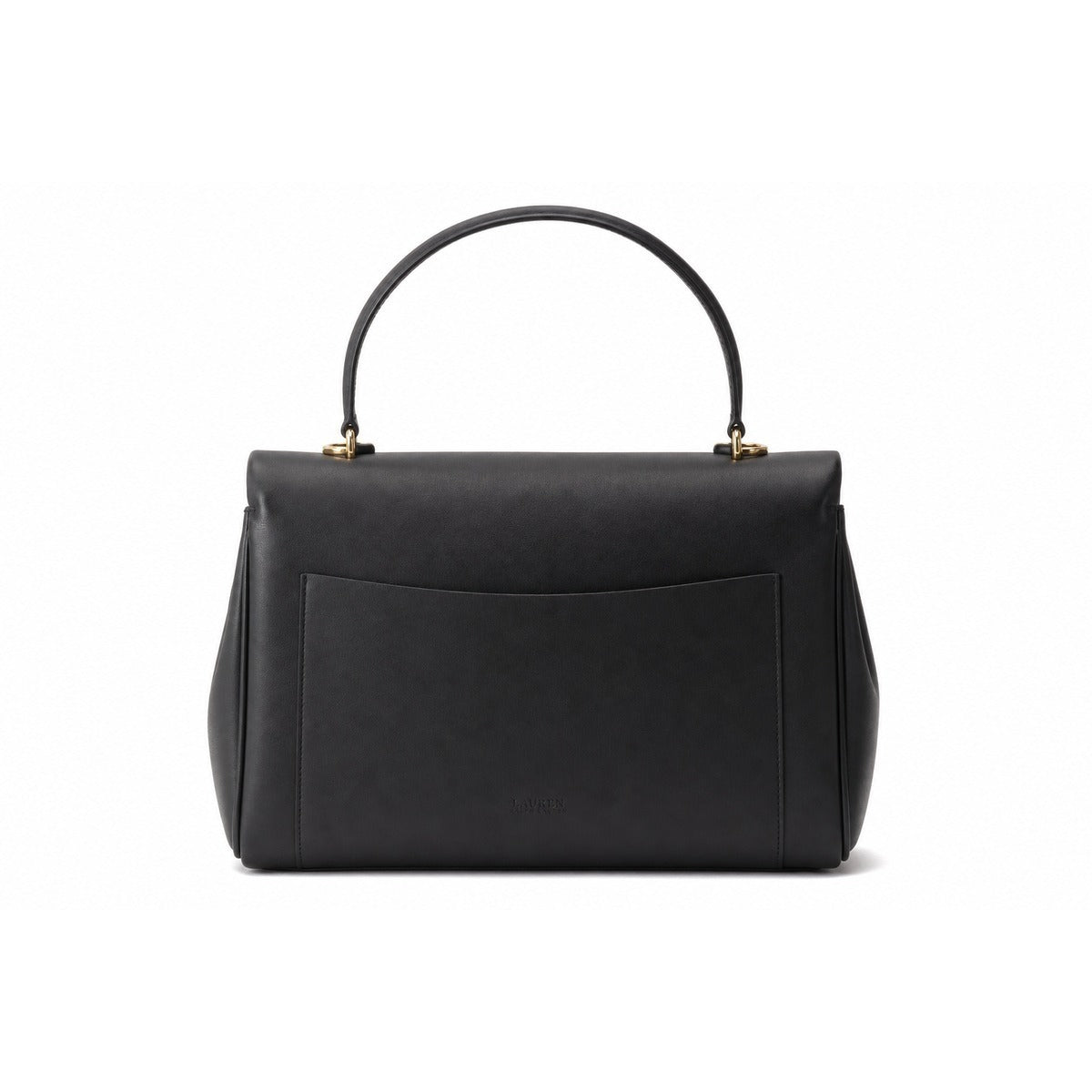 Raffinata Borsa da Donna in Pelle Soft Nappa Nera - RALPH LAUREN