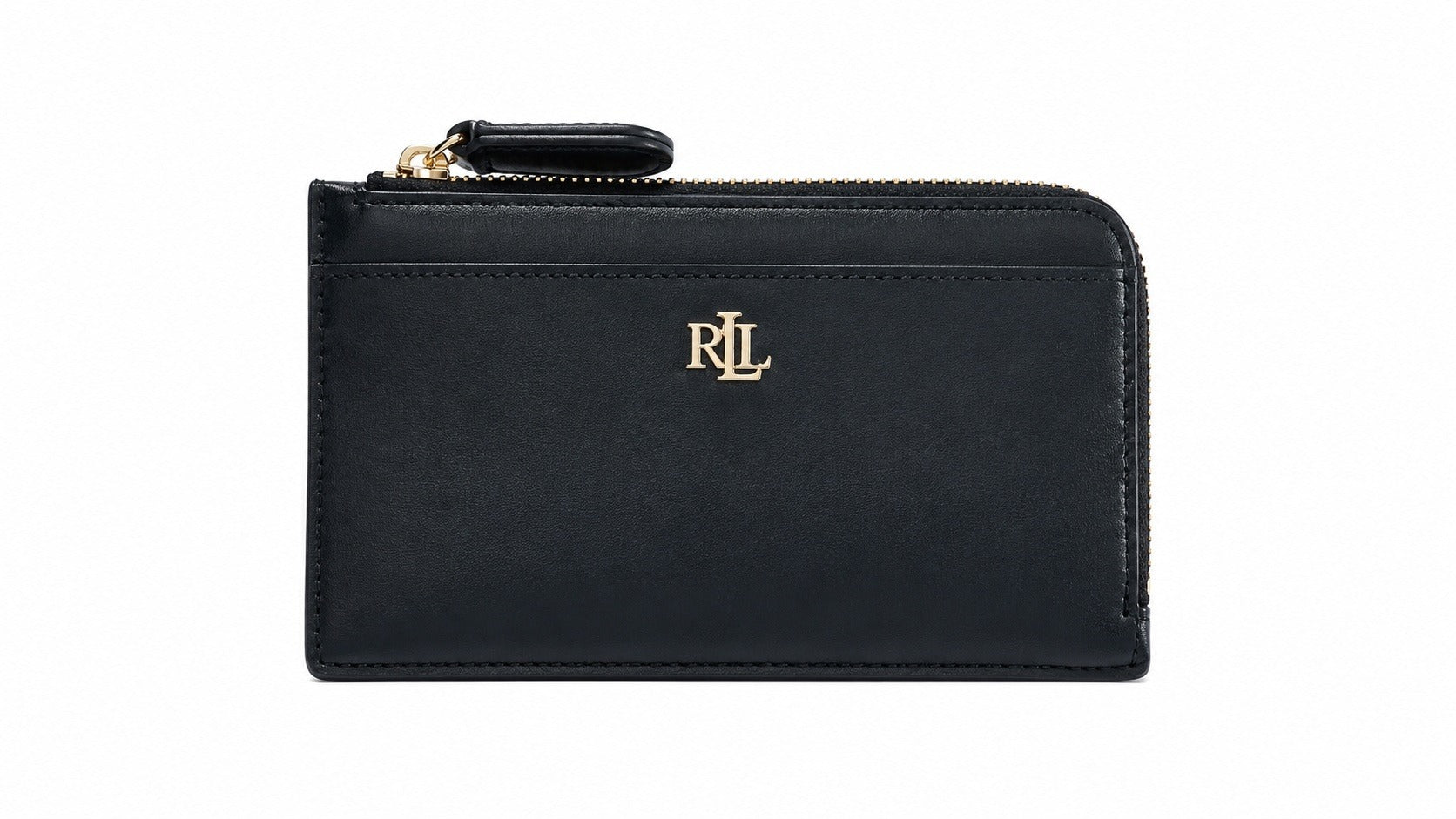 RALPH LAUREN Portafoglio da Donna in Pelle Naturale Nera - Modello 432P10421 002