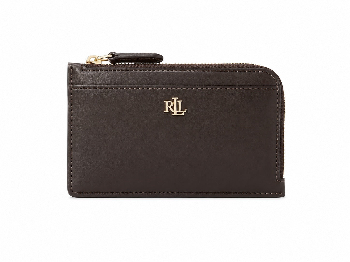 Elegante Portafoglio da Donna in Pelle Naturale Marrone - RALPH LAUREN