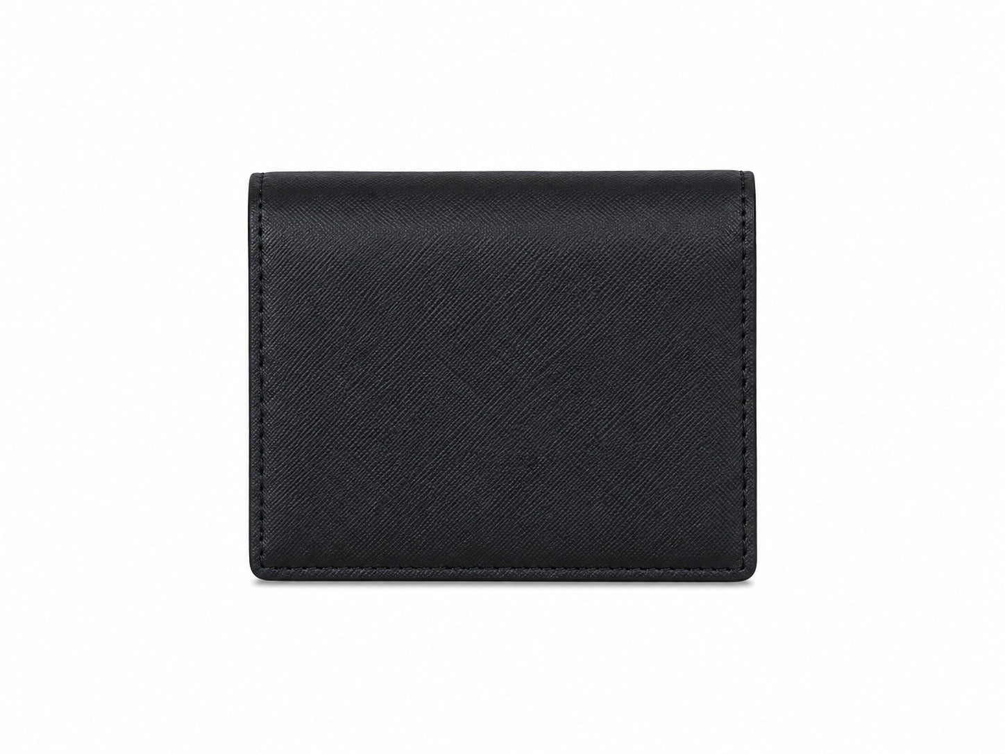 Portafoglio da Donna in Pelle Crosshatch Nero - RALPH LAUREN