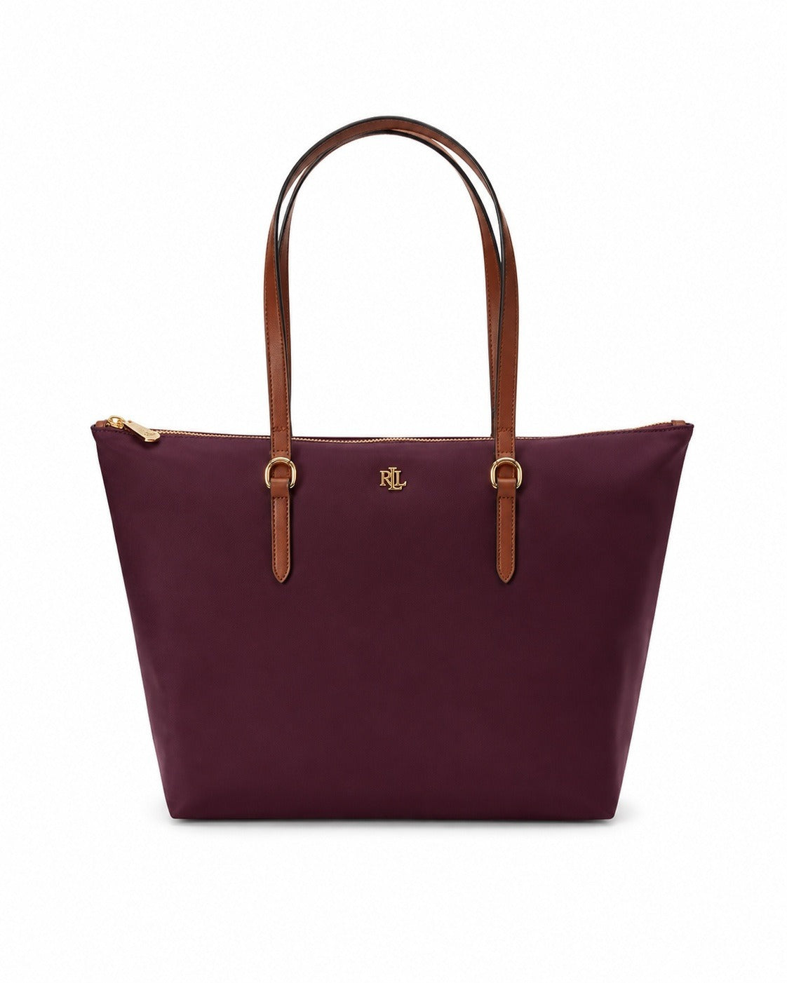 RALPH LAUREN Borsa Donna Keaton 26 Tote Medium in Granata