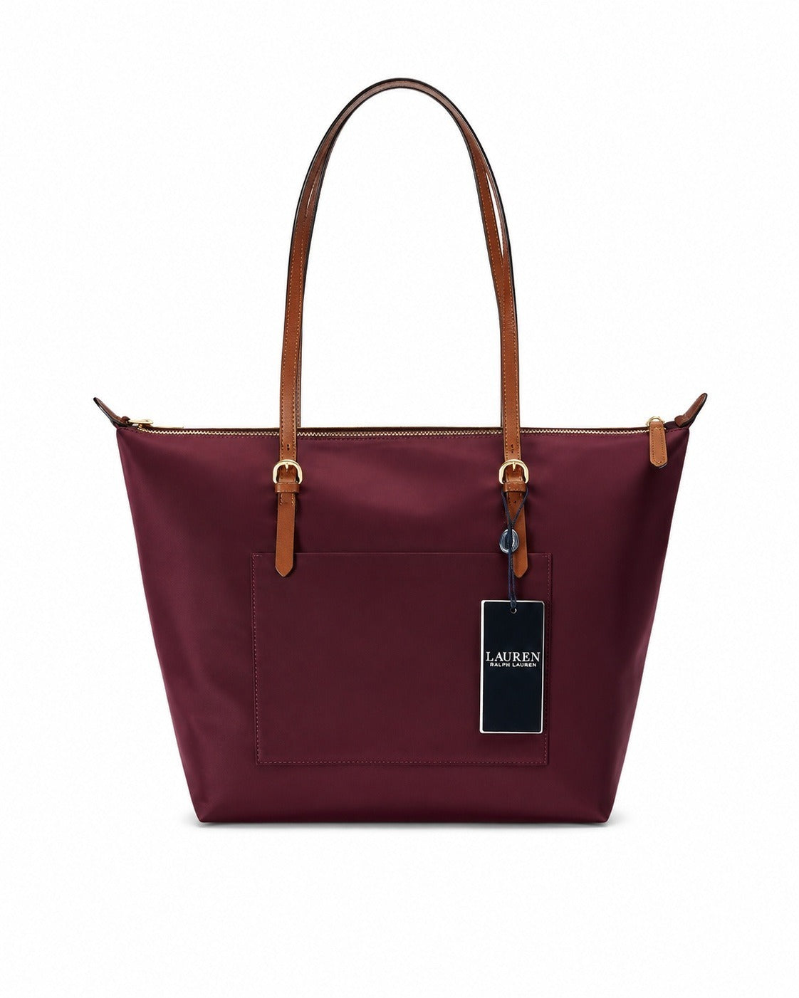 RALPH LAUREN Borsa Donna Keaton 26 Tote Medium in Granata
