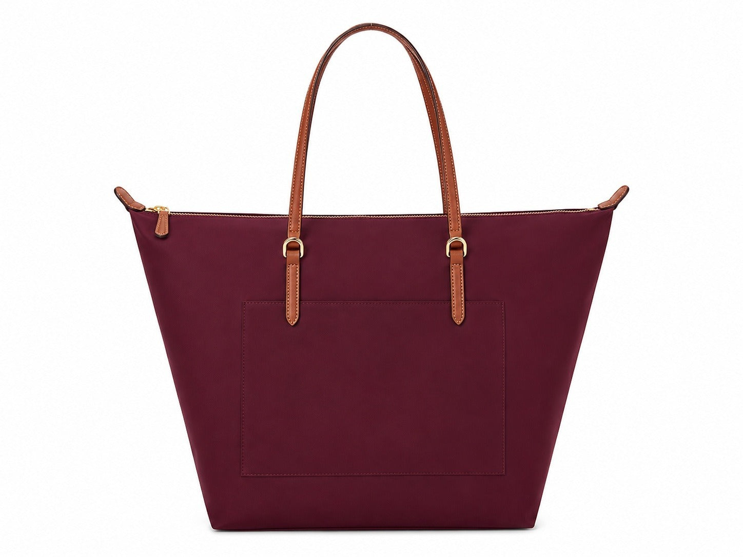 RALPH LAUREN Donna Borsa Keaton 31 Tote Large in Elegante Colore Granata