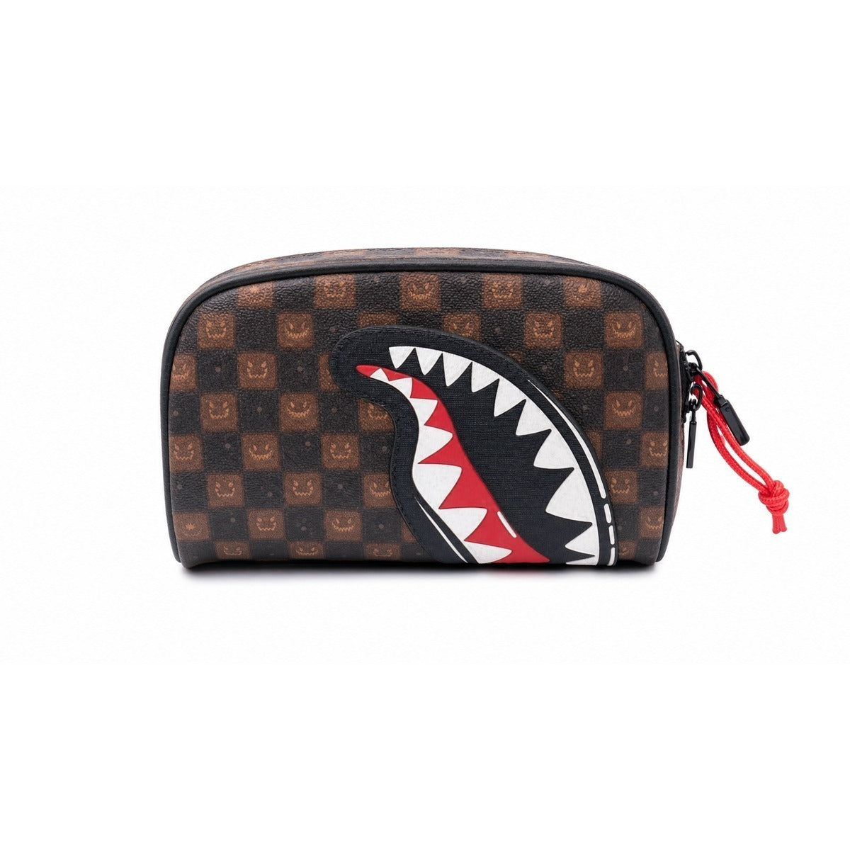 SPRAYGROUND Unisex Borsellino 910B9303 NSZ Sharks in Paris WTF Bubble Brown