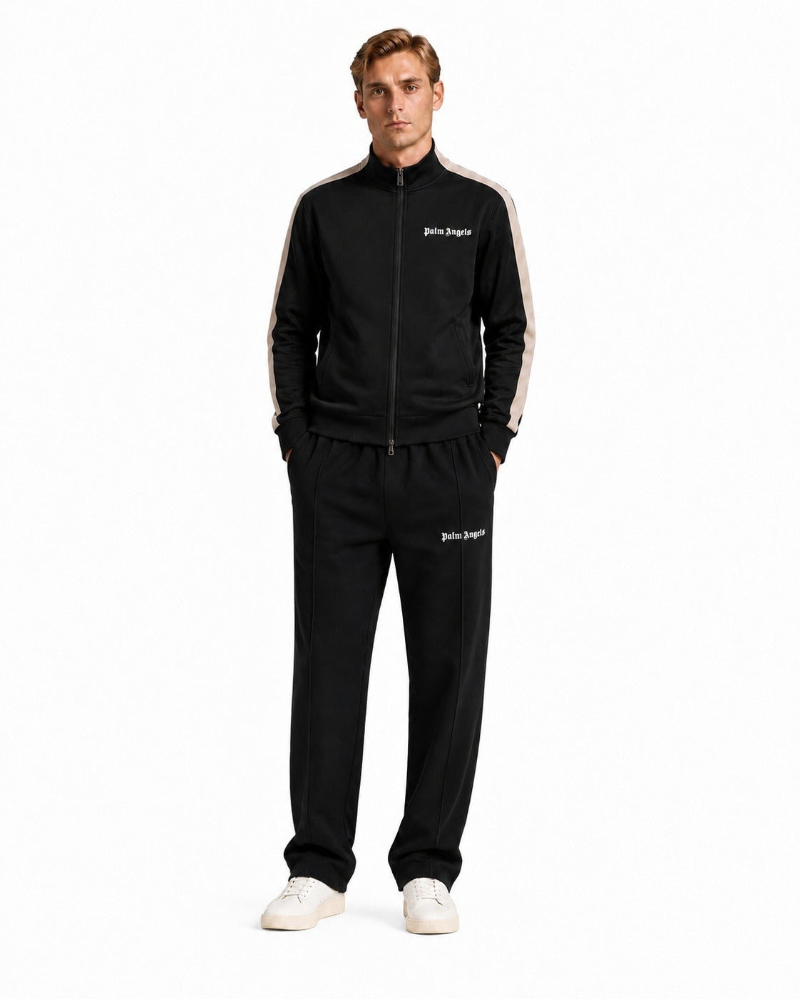 Pantalone Uomo PALM ANGELS Classic Logo Track Pants PAMCJ002FB001 1003
