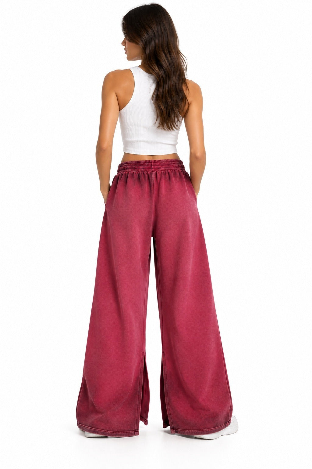 Pantalone Unisex MM6 MAISON MARGIELA M61122 MM08P M6403 Mm6p241u Magenta