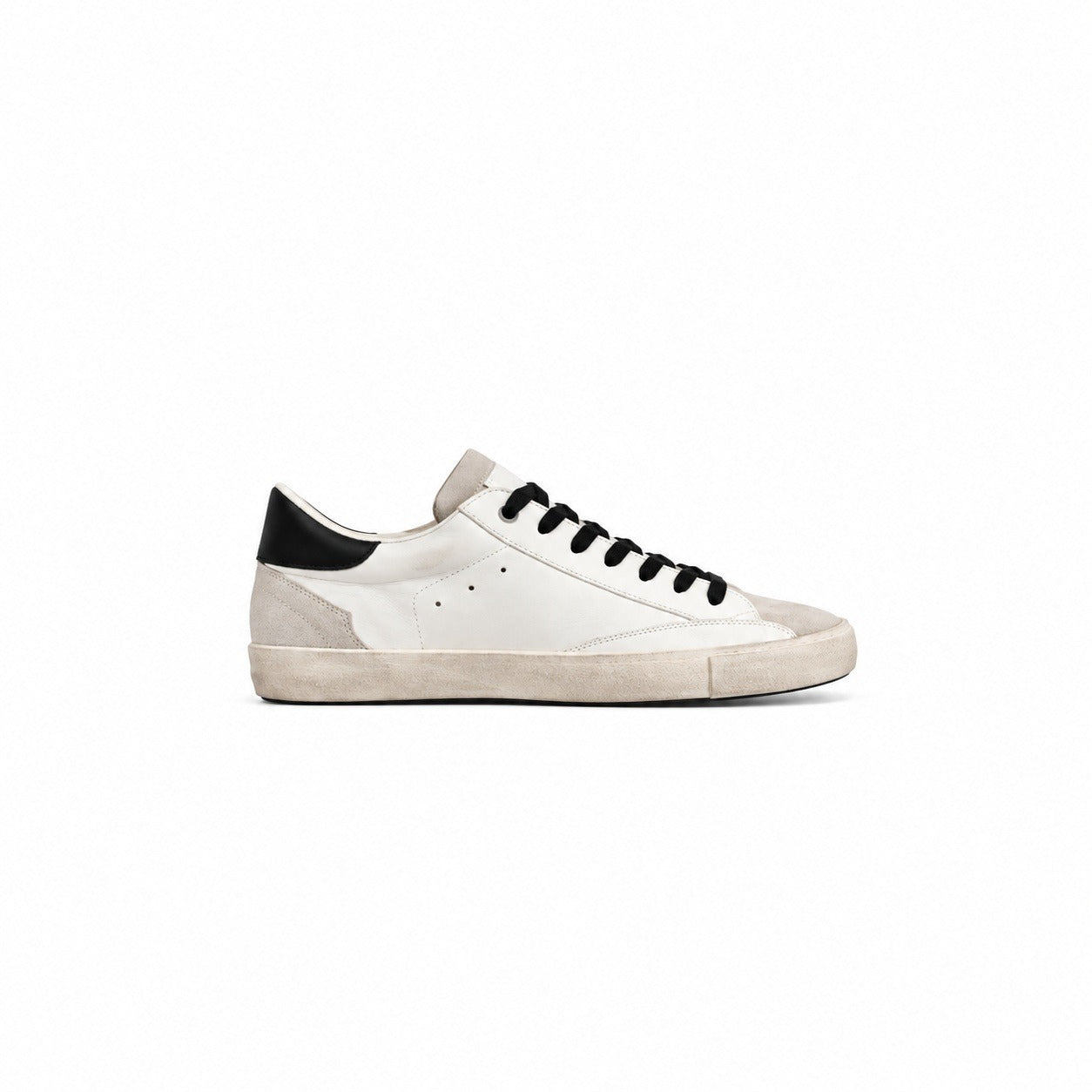 Sneakers Uomo PHILIPPE MODEL PARIS PRLU WX55 Vintage	mixage Bianco nero Prsx low man