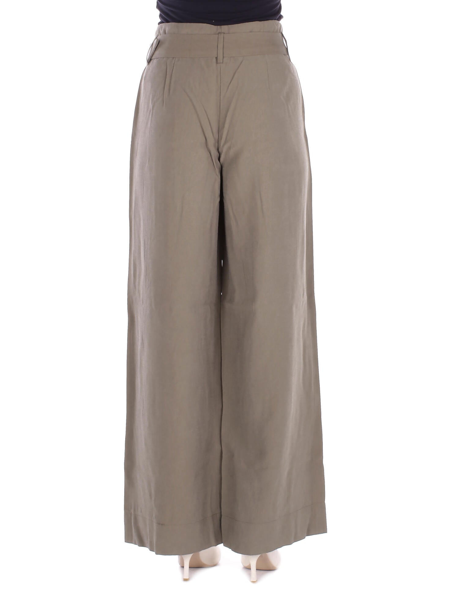 Image of ONLY Donna Pantalone 15367390 STONE GRAY Onltila life hw belt wide Verdone