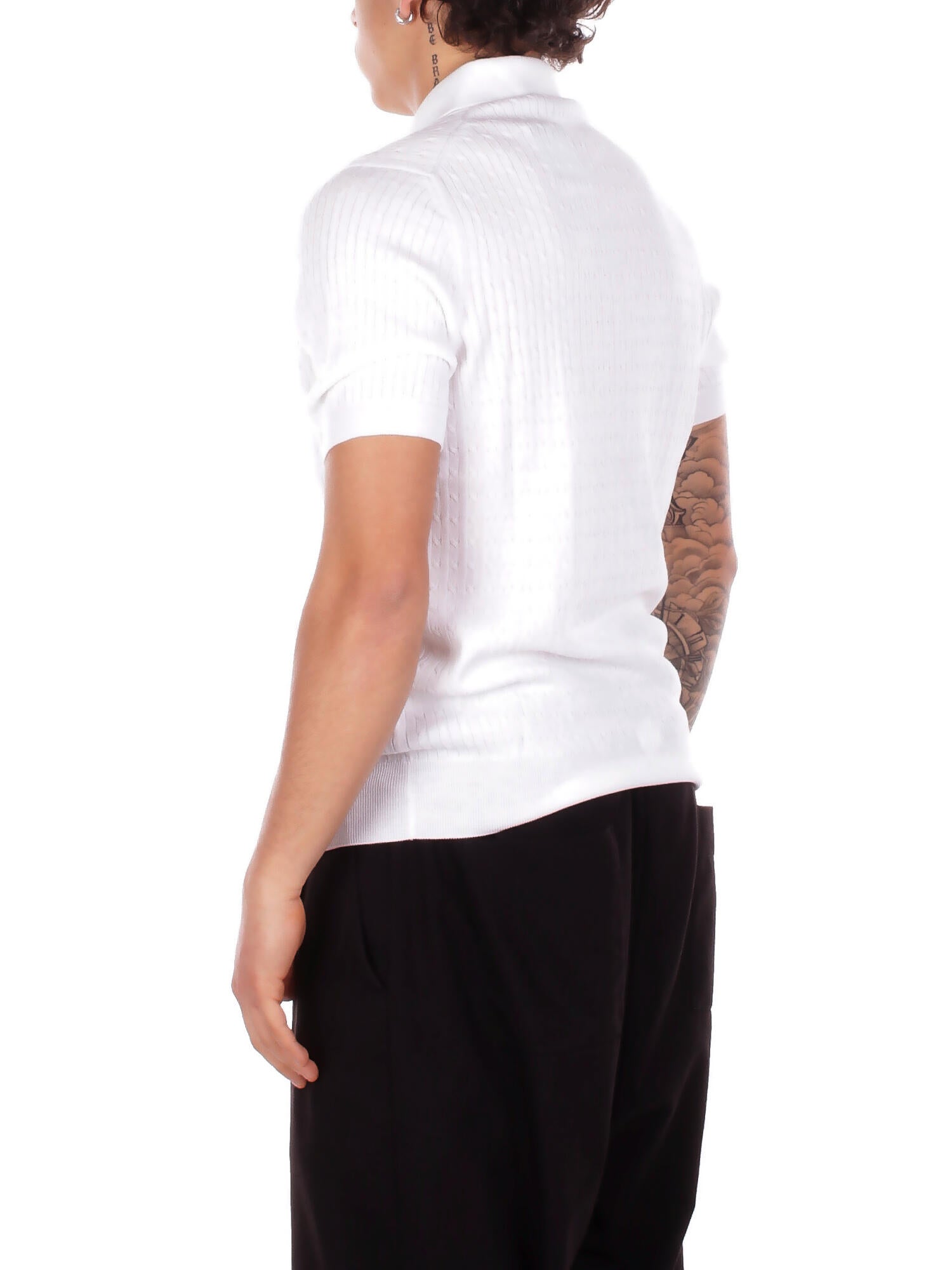Image of TAGLIATORE Uomo Polo KARTGSE2601 002 Polo abito Bianco