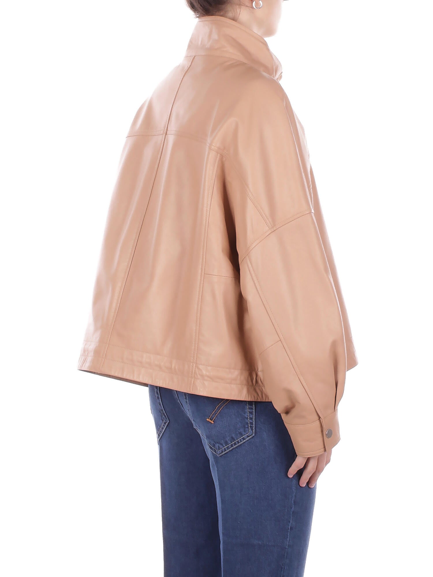 Image of PINKO Donna Giubbotto 106235A31Y D41 Bailee blouson nappa Beige