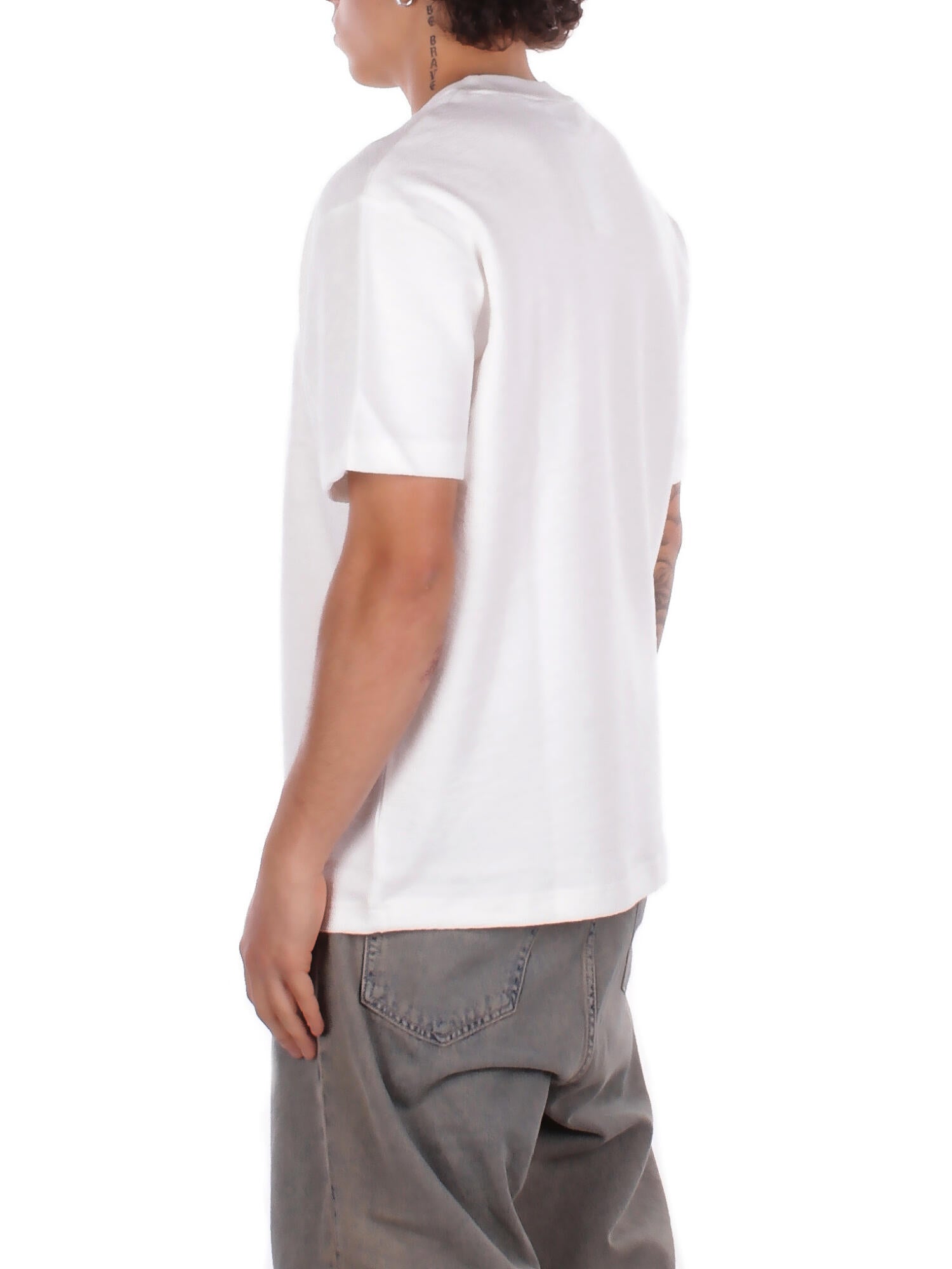 LACOSTE Uomo T-shirt TH1979 70V Tee shirt Farina