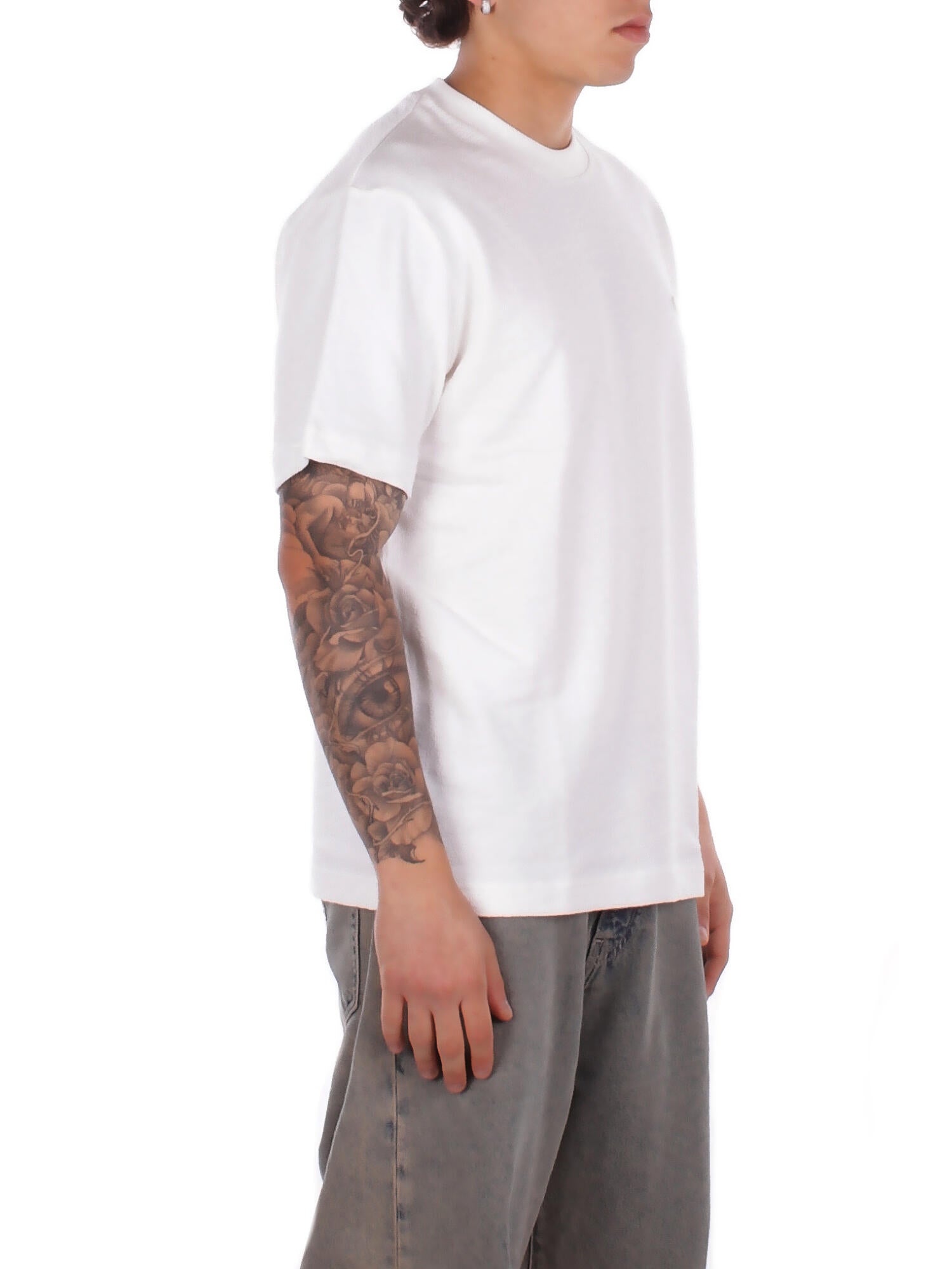 Image of LACOSTE Uomo T-shirt TH1979 70V Tee shirt Farina