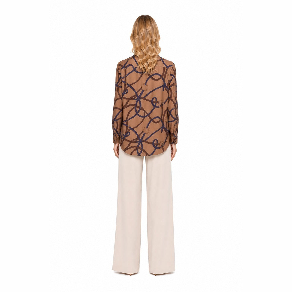Camicia Donna RALPH LAUREN 200B32841 001 in Tessuto Sportivo - Colore Camel