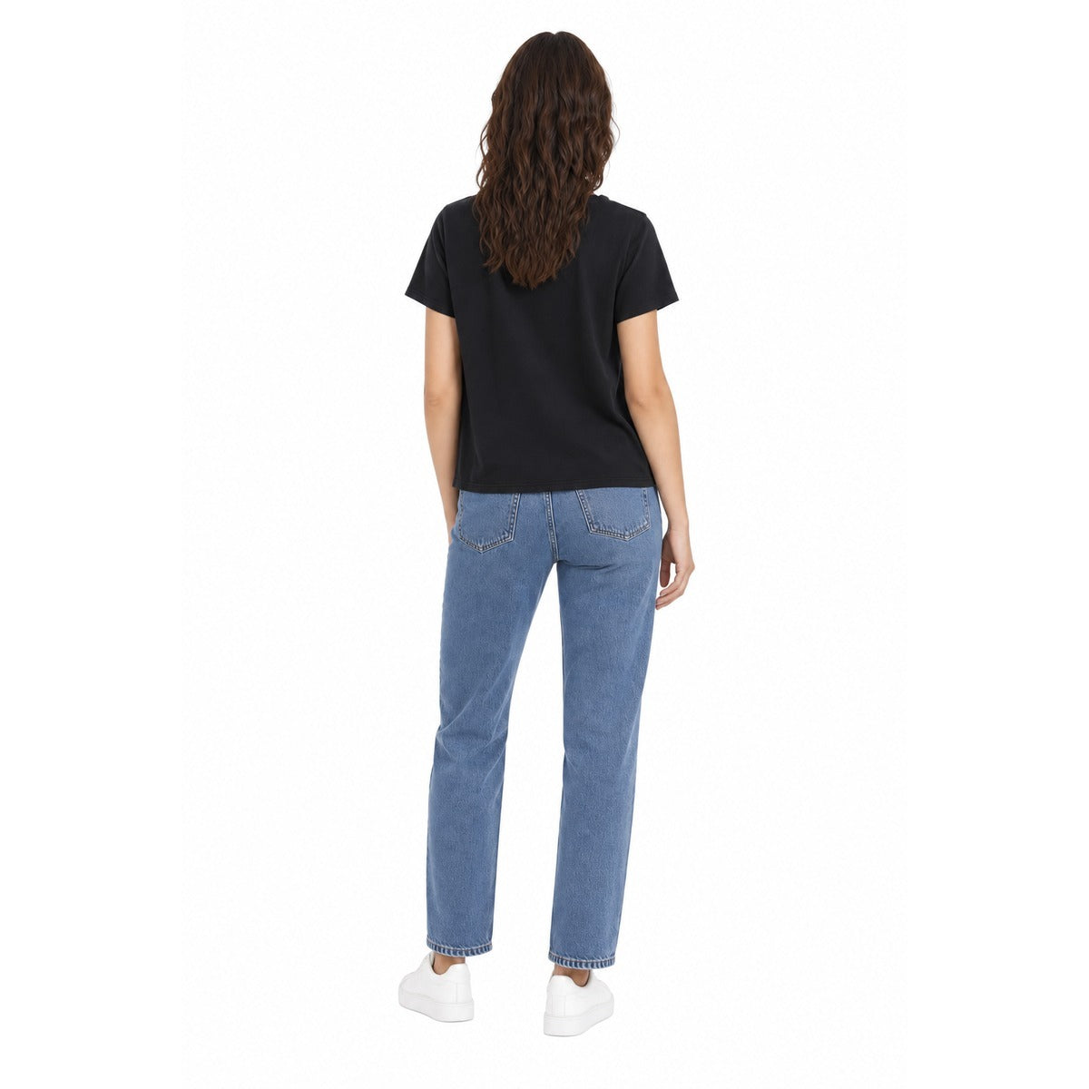 T-shirt Donna RALPH LAUREN 200P13943 001 Cotton jersey Black
