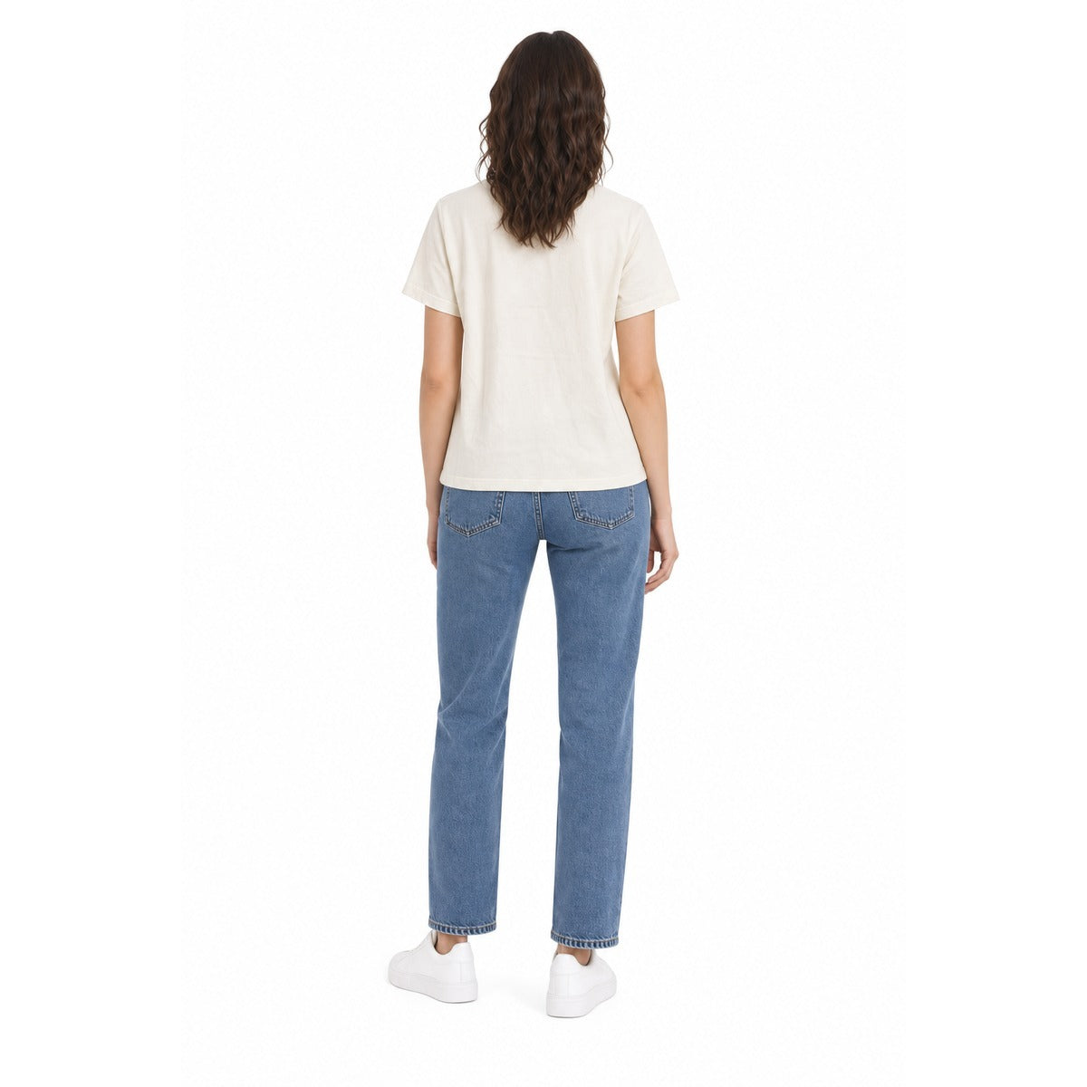 T-shirt Donna RALPH LAUREN 200P13943 002 Cotton jersey Crema