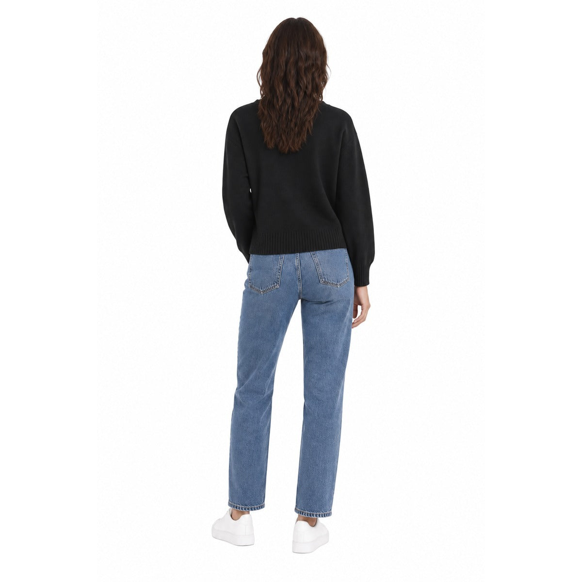 Maglia Donna RALPH LAUREN 200P13944 001 Easy french terry Black
