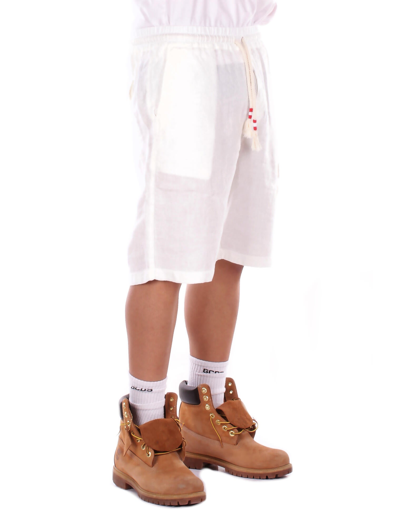 MC2 SAINT BARTH Uomo Bermuda MRE0002 01457L 01 Marseille linen Bianco