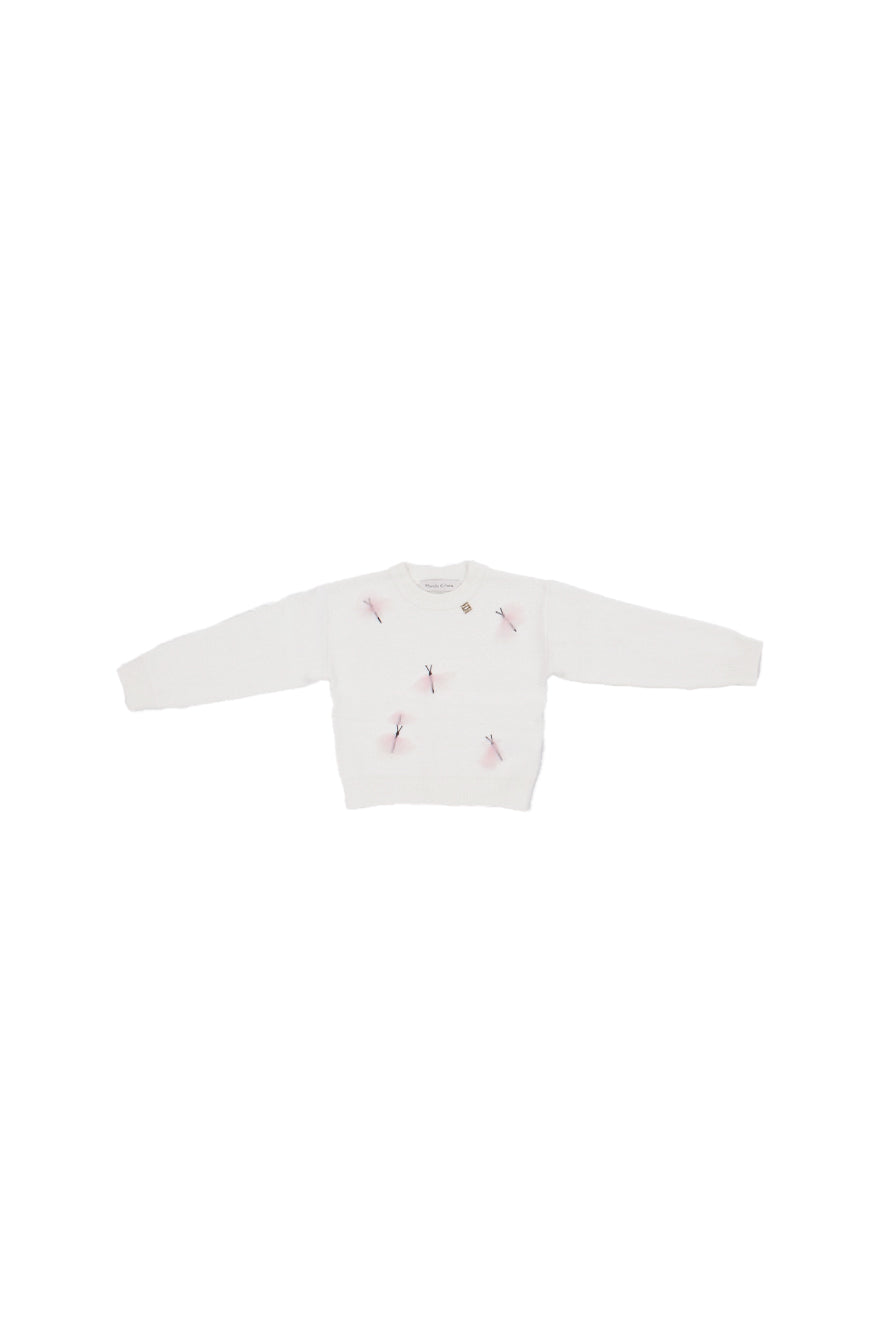 MANILA GRACE Bambina Maglia MB3083W25 MA428  Latte