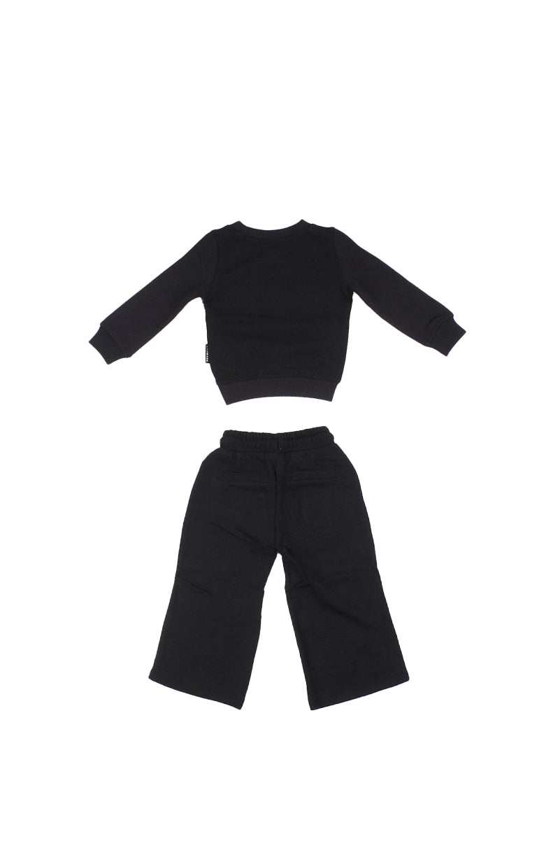 JOHN RICHMOND Bambina Tuta RGA25007CF BLACK Set sweatshirt+pants orana Black