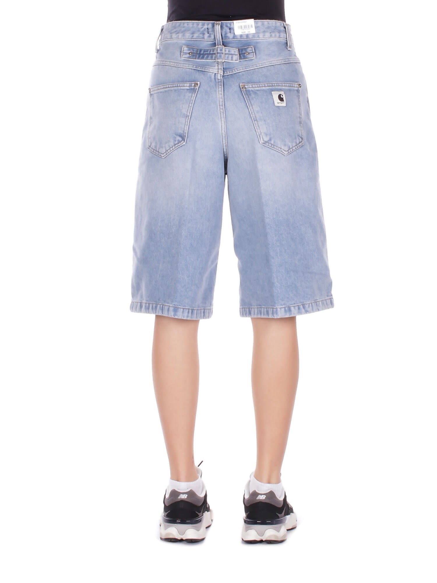 Image of CARHARTT WIP Donna Shorts I036598 01WU W' belmont short smith den Blu