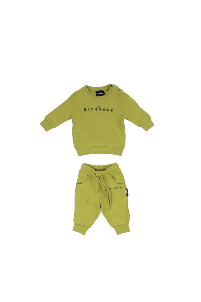 JOHN RICHMOND Unisex Junior Tuta RIA25003CF AVOCADO Set sweatshirt+pants kanau Avocado