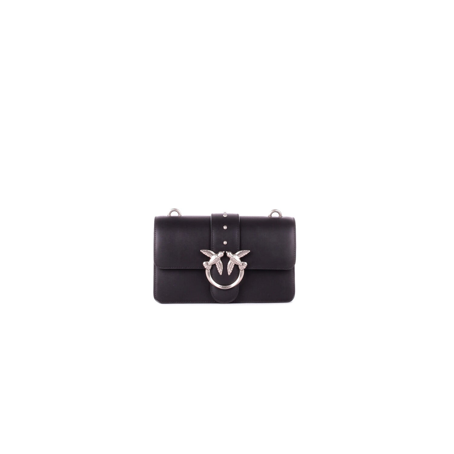 PINKO Donna Borsa 105856A0F1 Z99O Love one mini st.cl vitello Nero silver