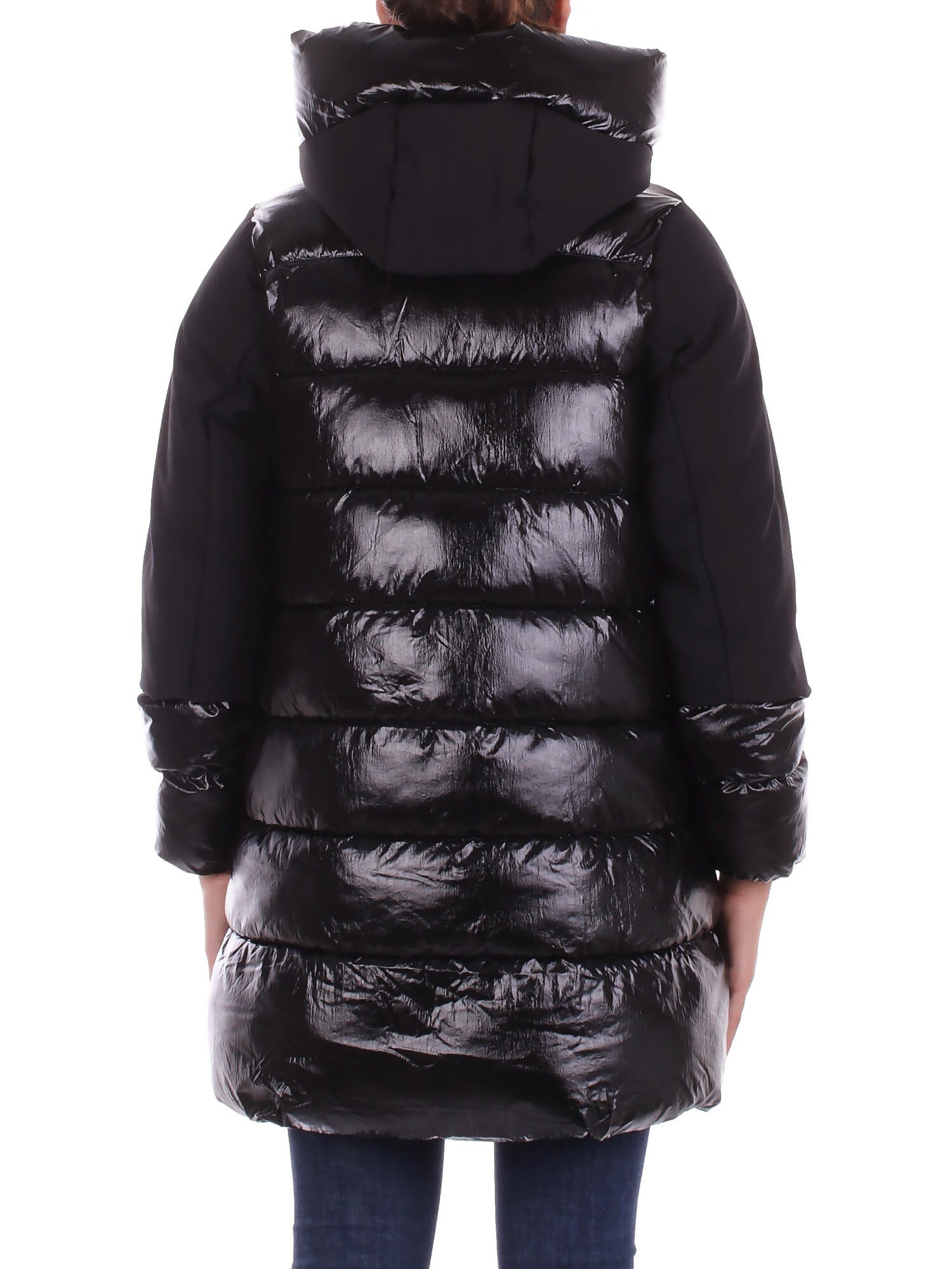 Image of CRUISE Donna Giubbotto WJ07981 0208 Allegra woman padded jacket Caviar