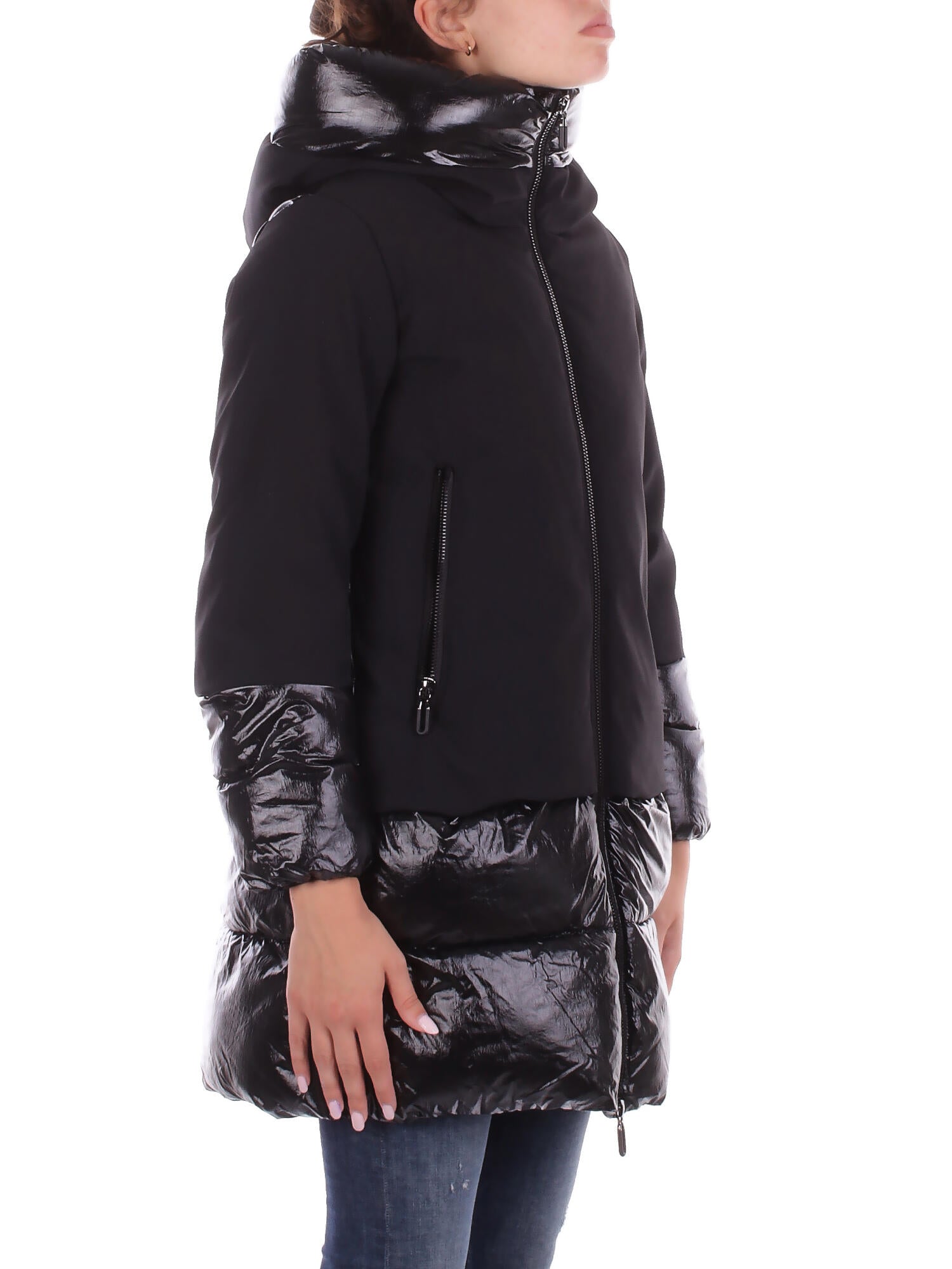Image of CRUISE Donna Giubbotto WJ07981 0208 Allegra woman padded jacket Caviar