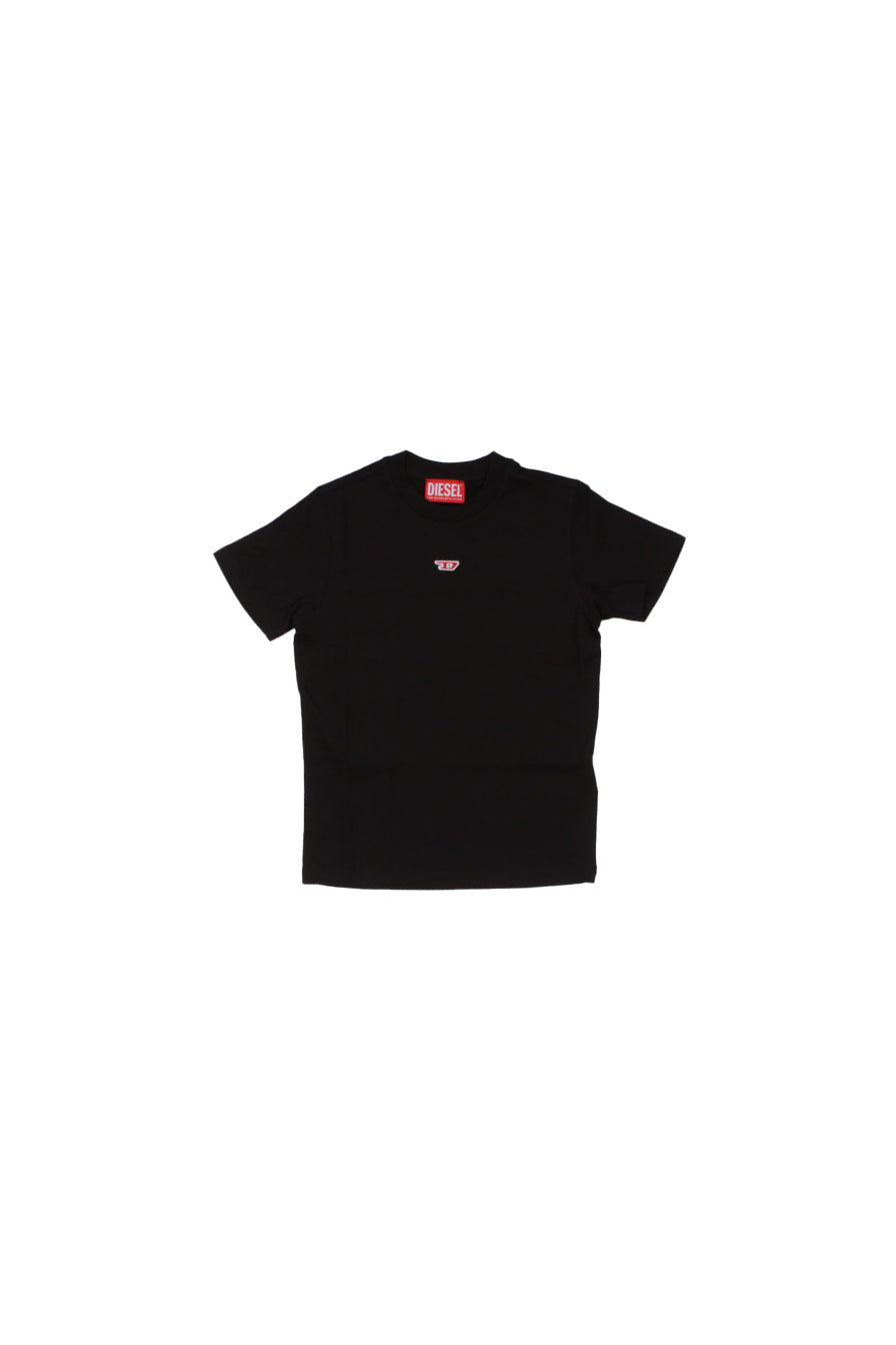 Image of DIESEL Bambino T-shirt J02237-0GRAI K900 Tdiegord Nero