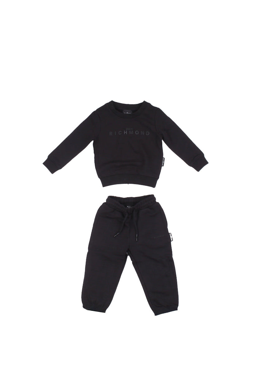 JOHN RICHMOND Bambino Tuta RBA25006CF BLACK Set sweatshirt+pants sibri Black