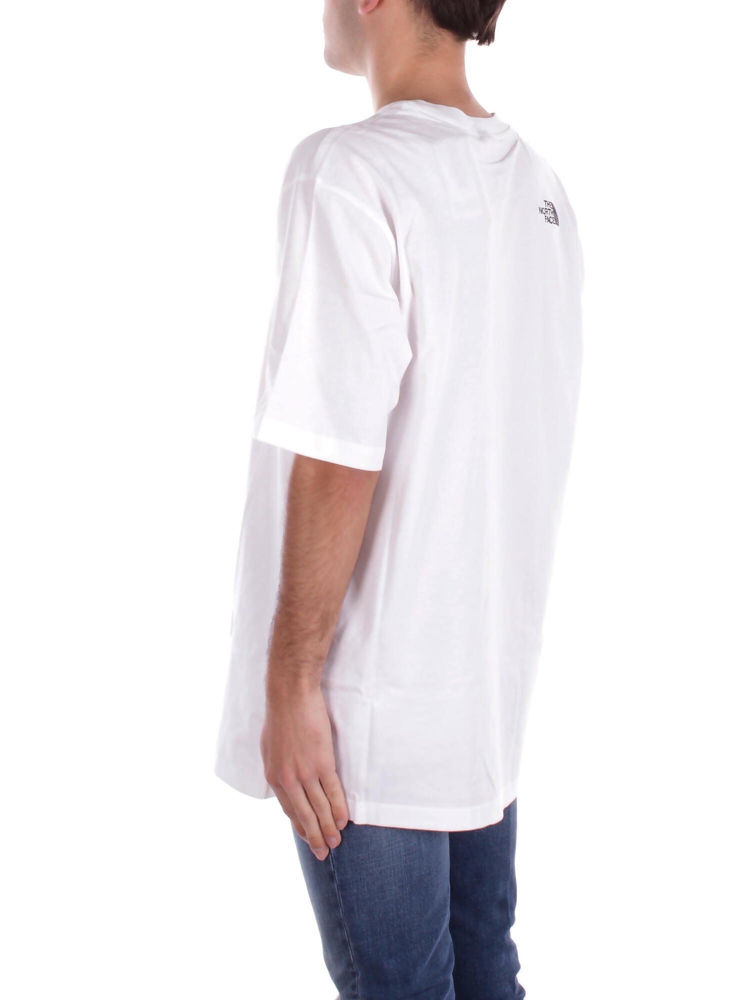Image of THE NORTH FACE Uomo T-shirt NF0A87NR FN41 M ss essential oversize tee White