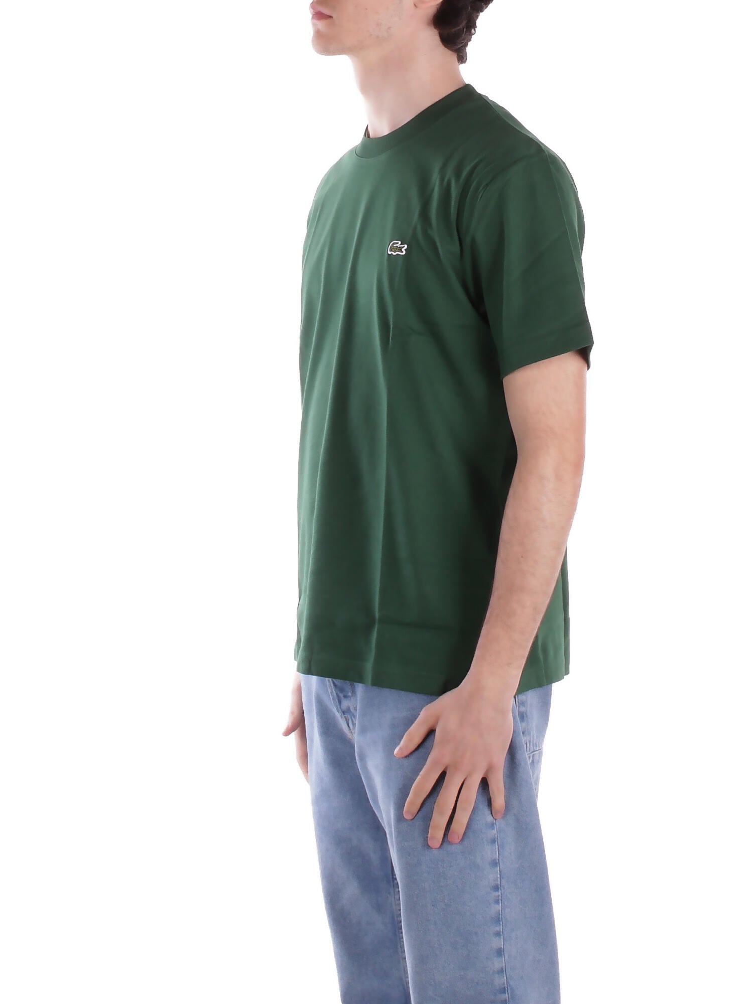 LACOSTE Uomo T-shirt TH7318 132 Tee shirt Verde