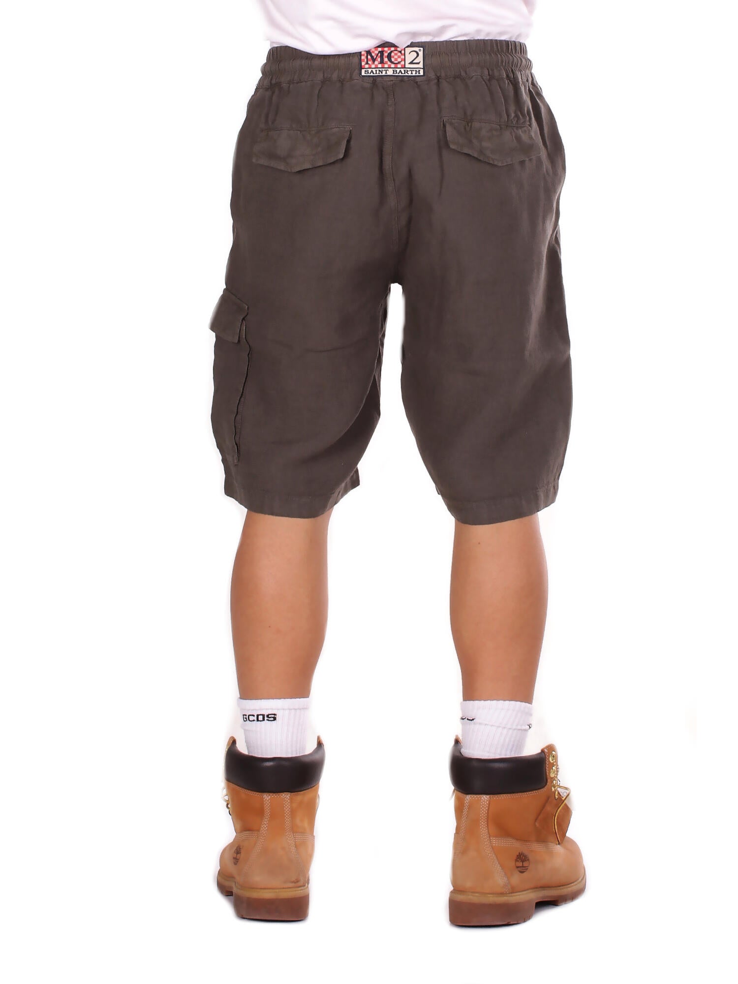 Image of MC2 SAINT BARTH Uomo Bermuda MRE0002 00450L 52L Marseille linen Green
