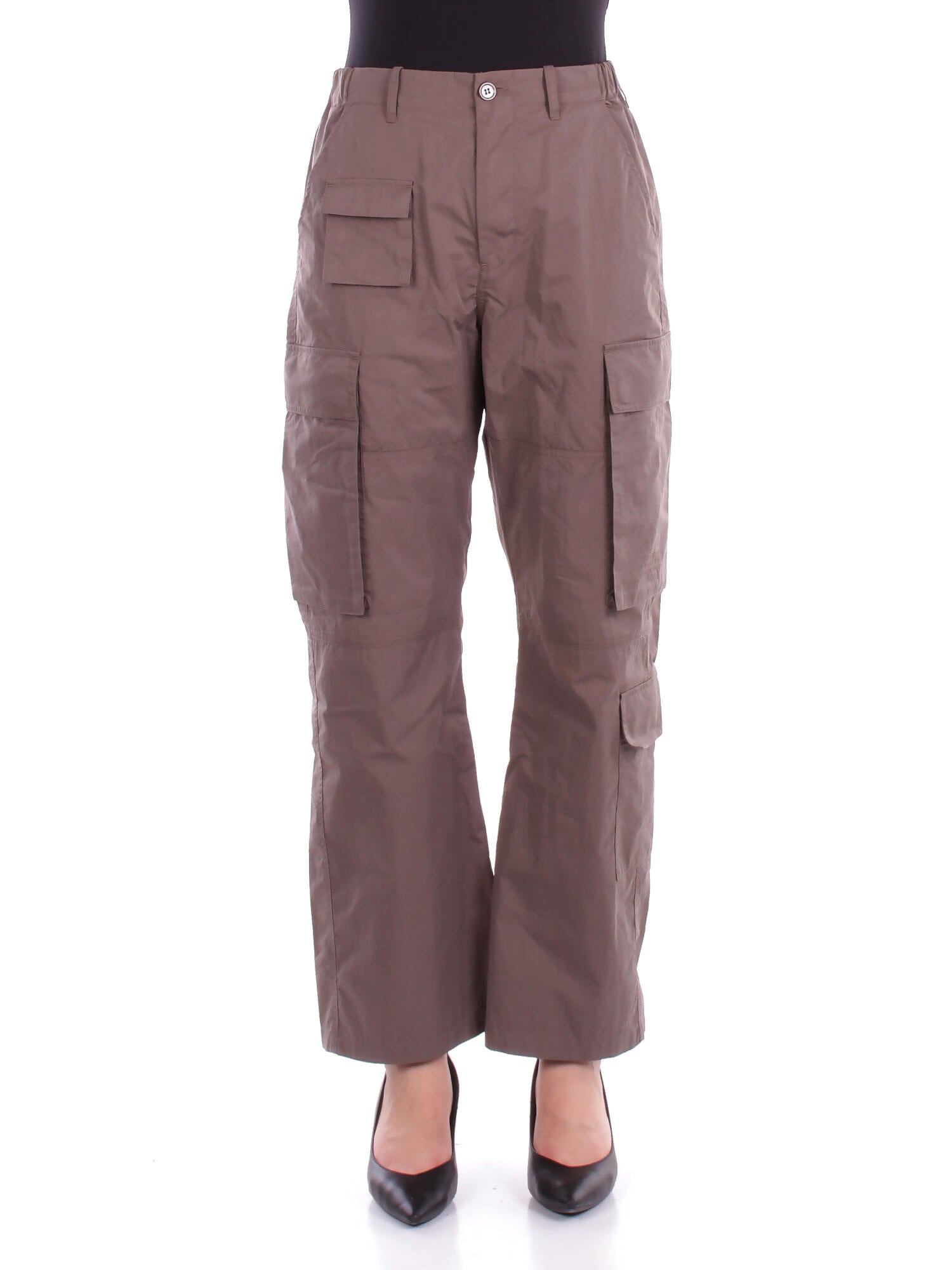 Image of MM6 MAISON MARGIELA Bambina Pantalone M60735-MM05F M6710 Mm6p159u cargo Marrone