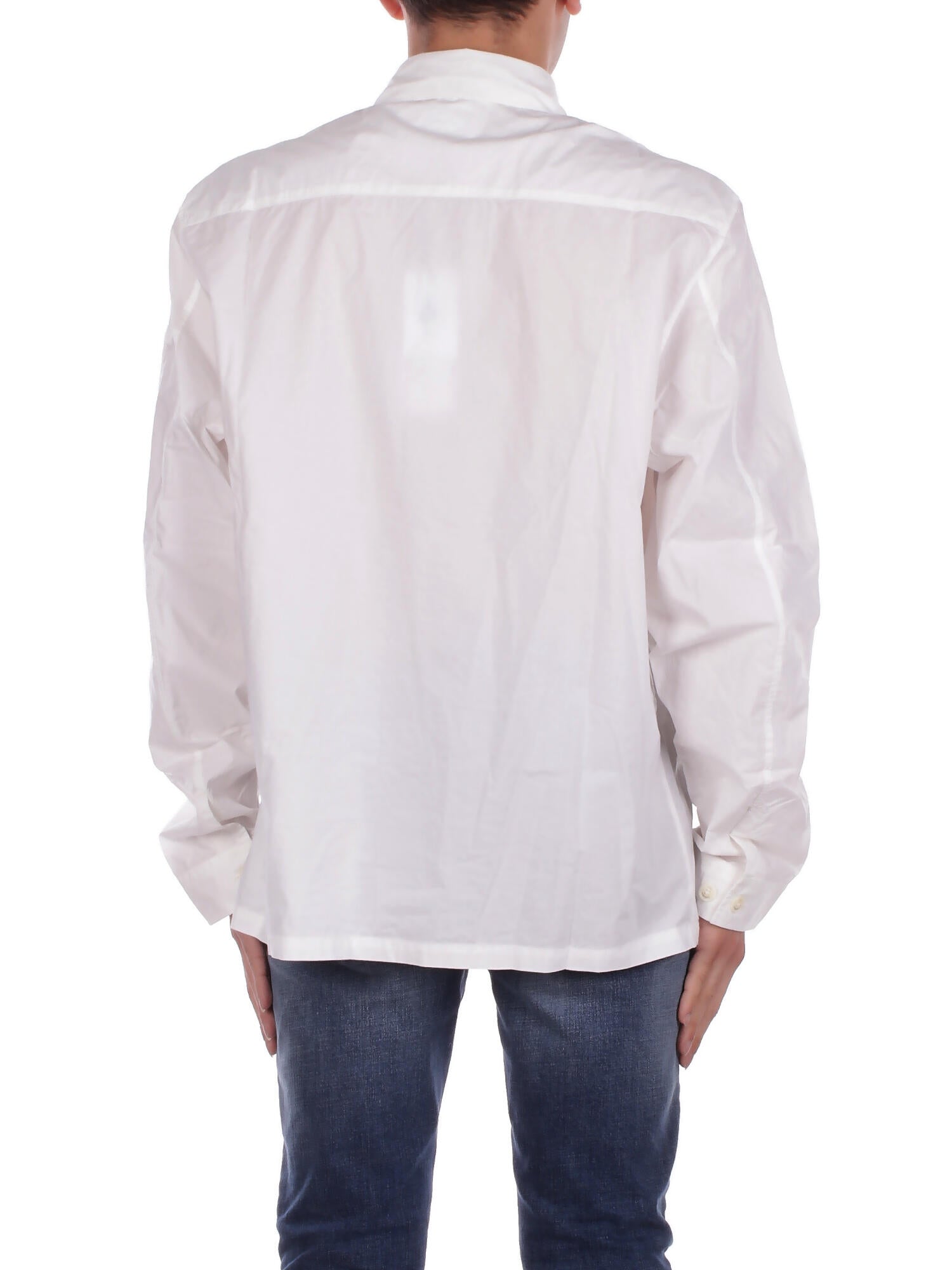 Image of CP COMPANY Uomo Camicia 18CMOS238A-005328G 103 Overshirt Gauze white