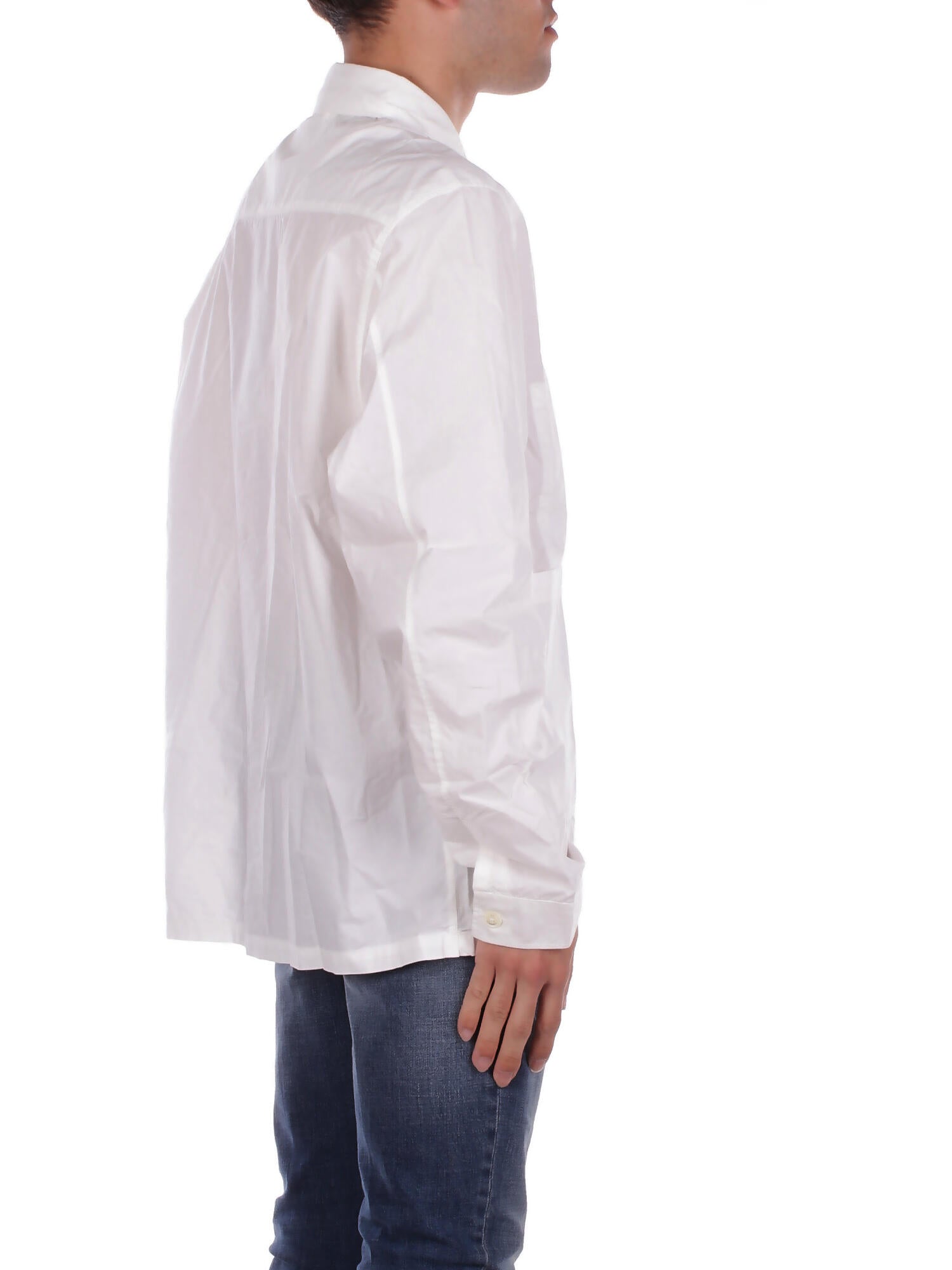 Image of CP COMPANY Uomo Camicia 18CMOS238A-005328G 103 Overshirt Gauze white