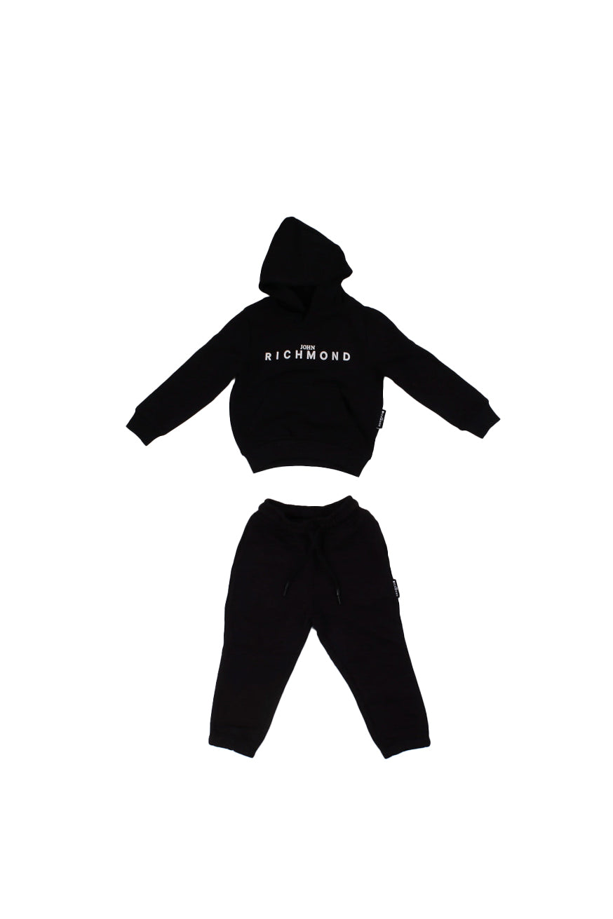 JOHN RICHMOND Bambino Tuta RBA25007CF BLACK Set sweatshirt+pants assir Black