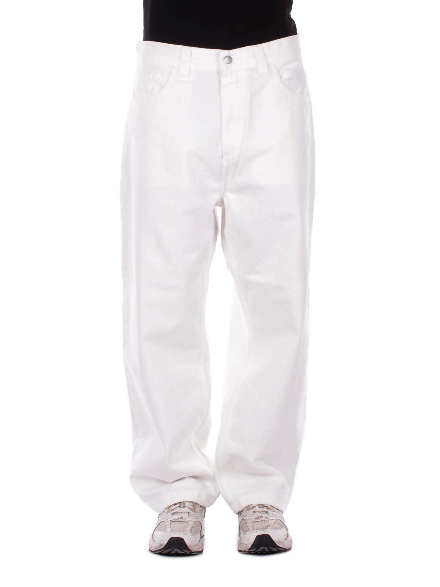 CARHARTT WIP Uomo Jeans I035893 0202 Brandon pant smith denim White