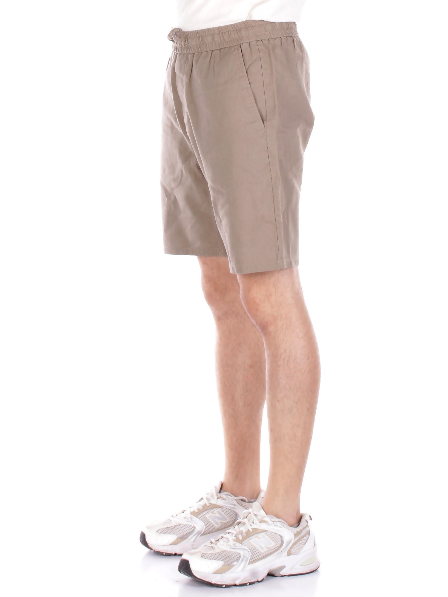 ONLY & SONS Uomo Shorts 22024967 FALLEN ROCK Onslinus 0007 cot lin shorts n Beige
