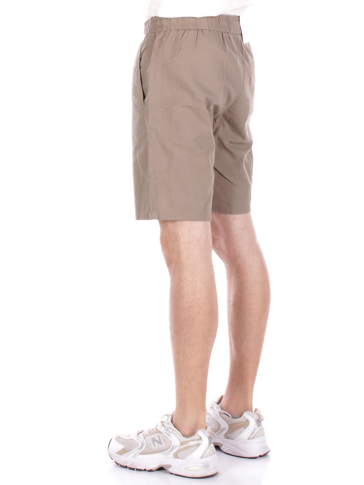 Image of ONLY & SONS Uomo Shorts 22024967 FALLEN ROCK Onslinus 0007 cot lin shorts n Beige