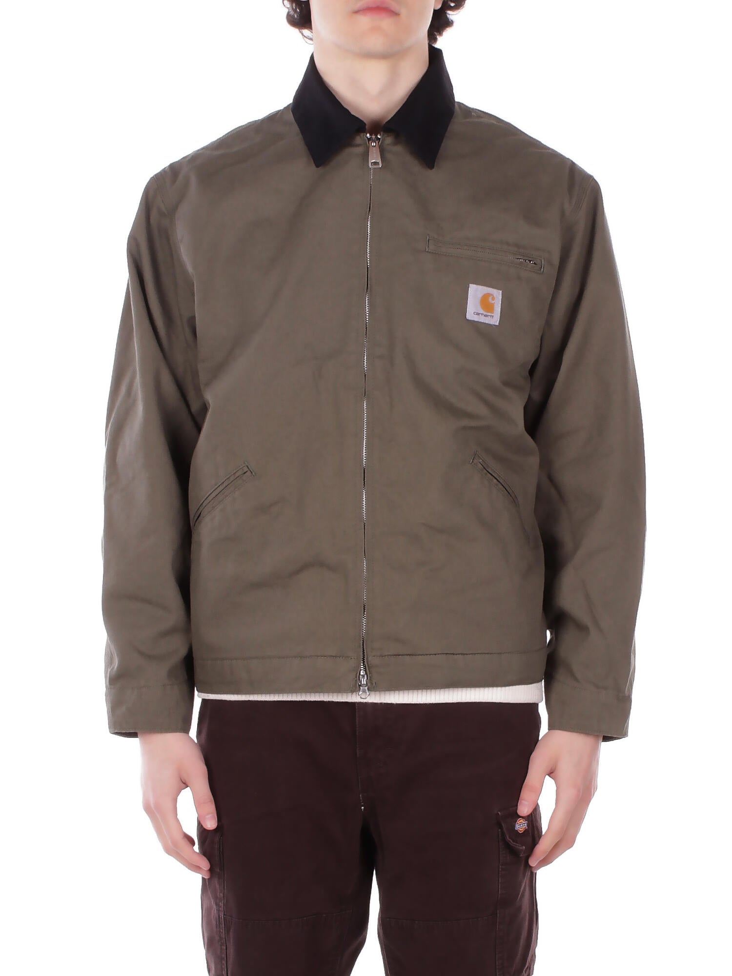 CARHARTT WIP Uomo Giubbotto I036489 3OL02 Og detroit jkt moraga twill Verde